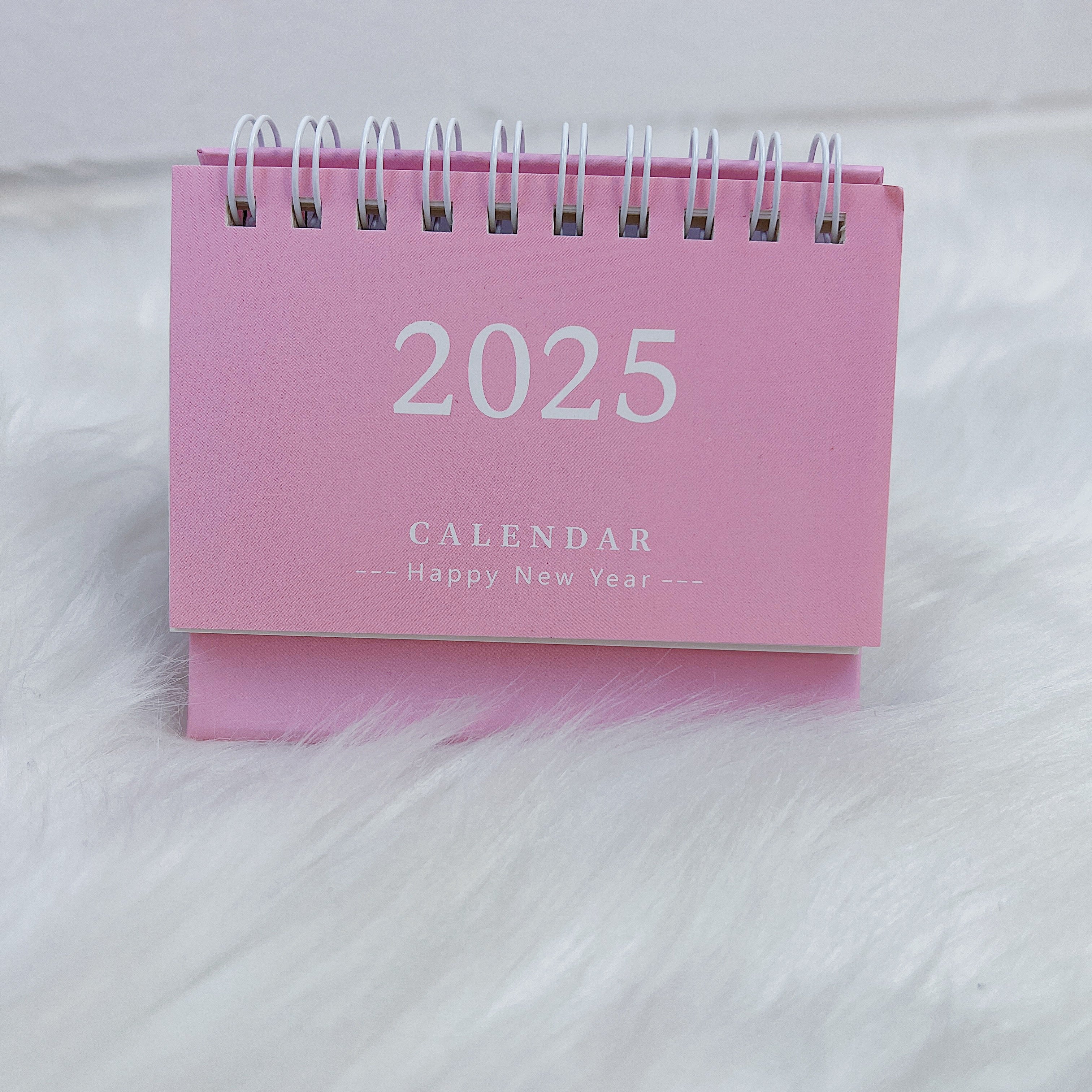 2025 Pink Mini Desk Calendar | Jan - Dec Calendar - Image 3