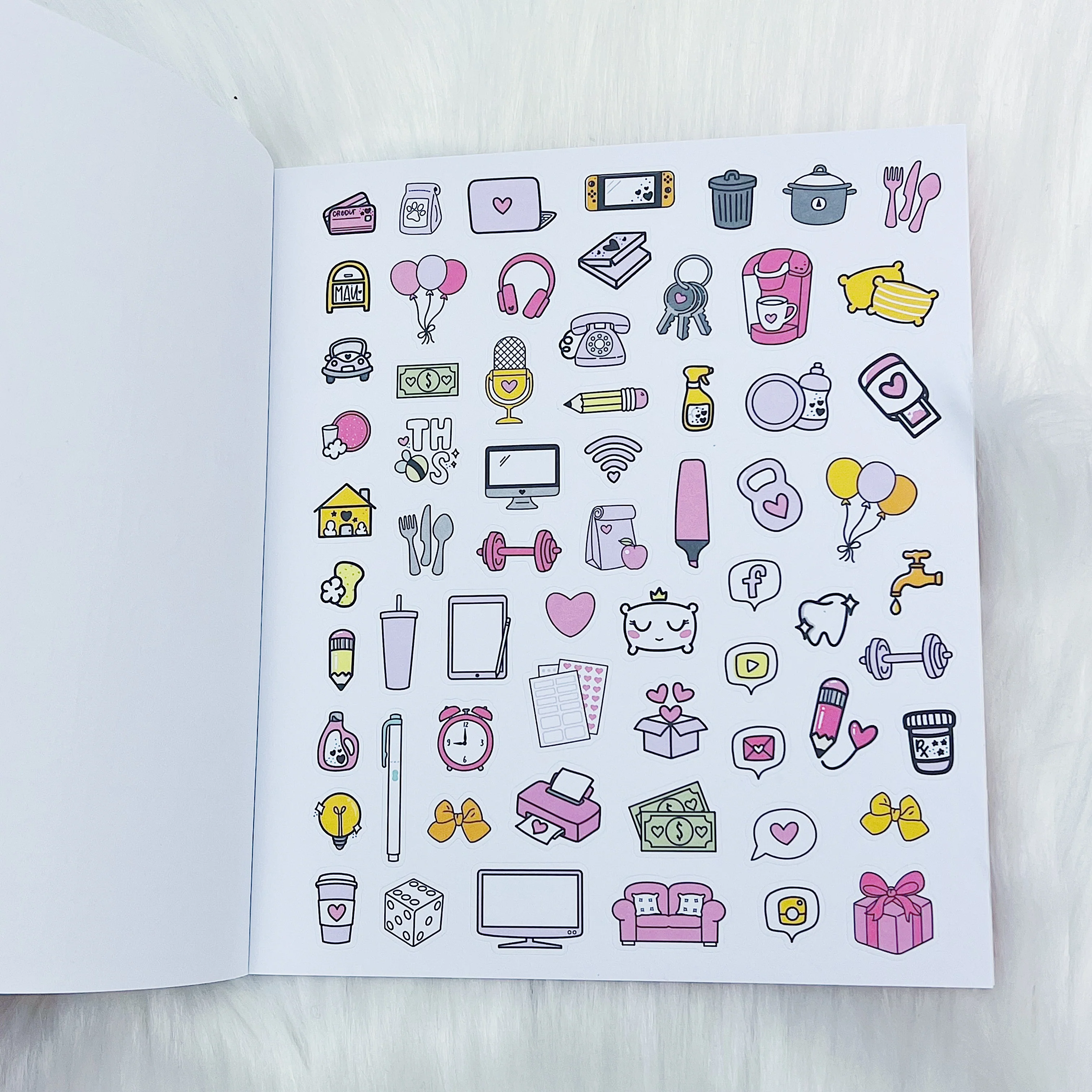 All Smiles Sticker Book | Matte Sticker Paper | 10 Pages | Holo Foiled - Image 7