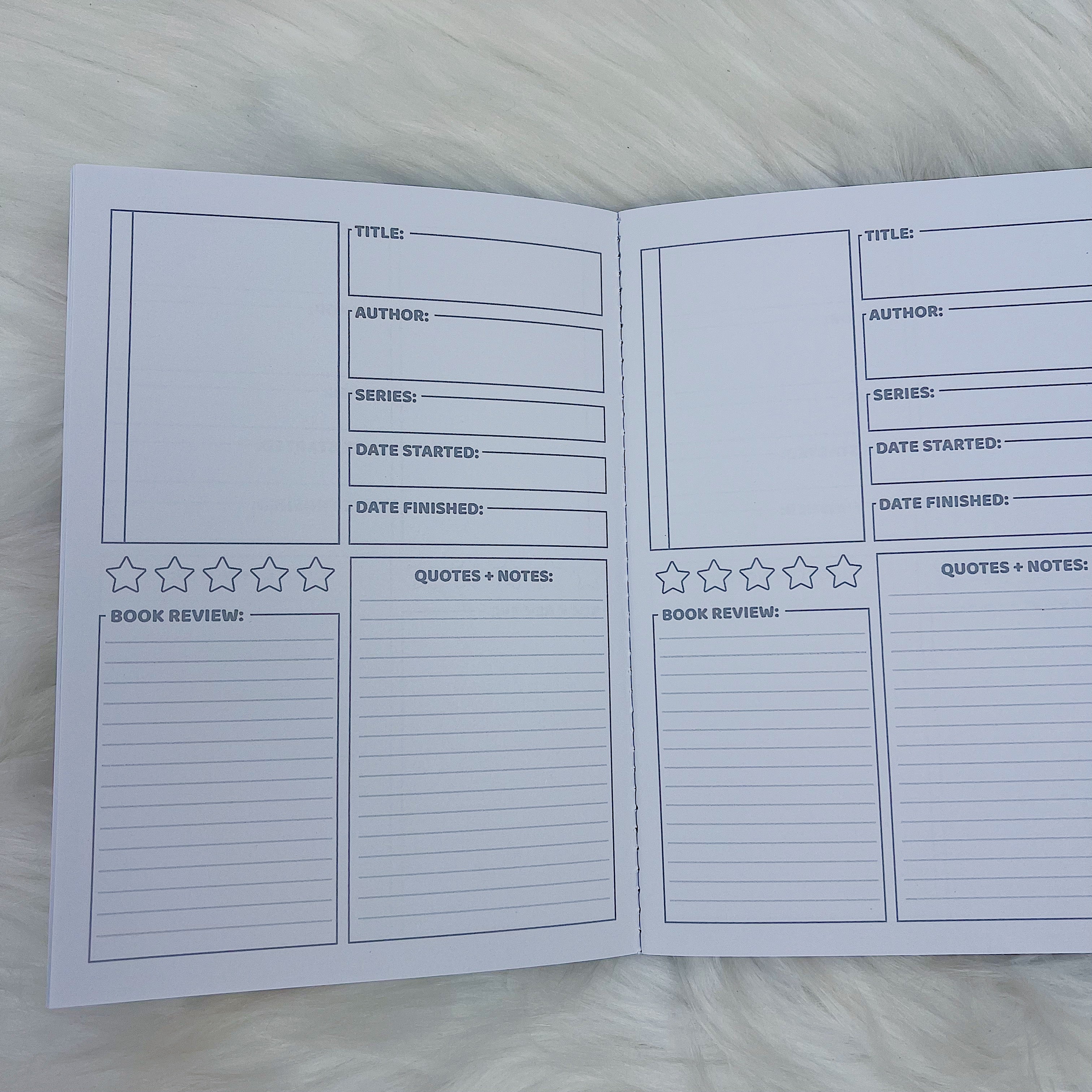 B6 Book Reviews Journal Insert - Image 4