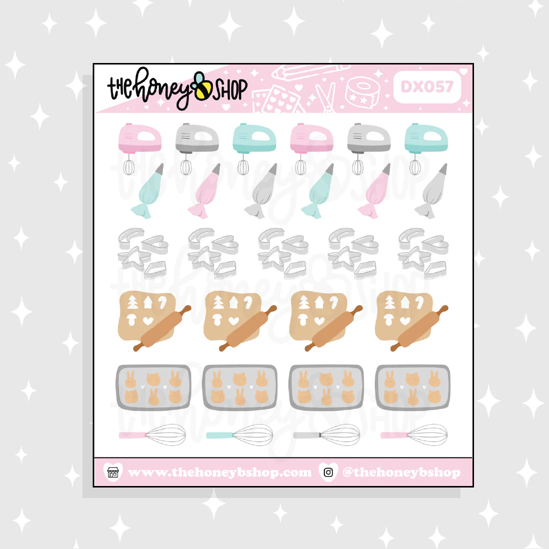 Baking Cookies Tools Doodle Sticker