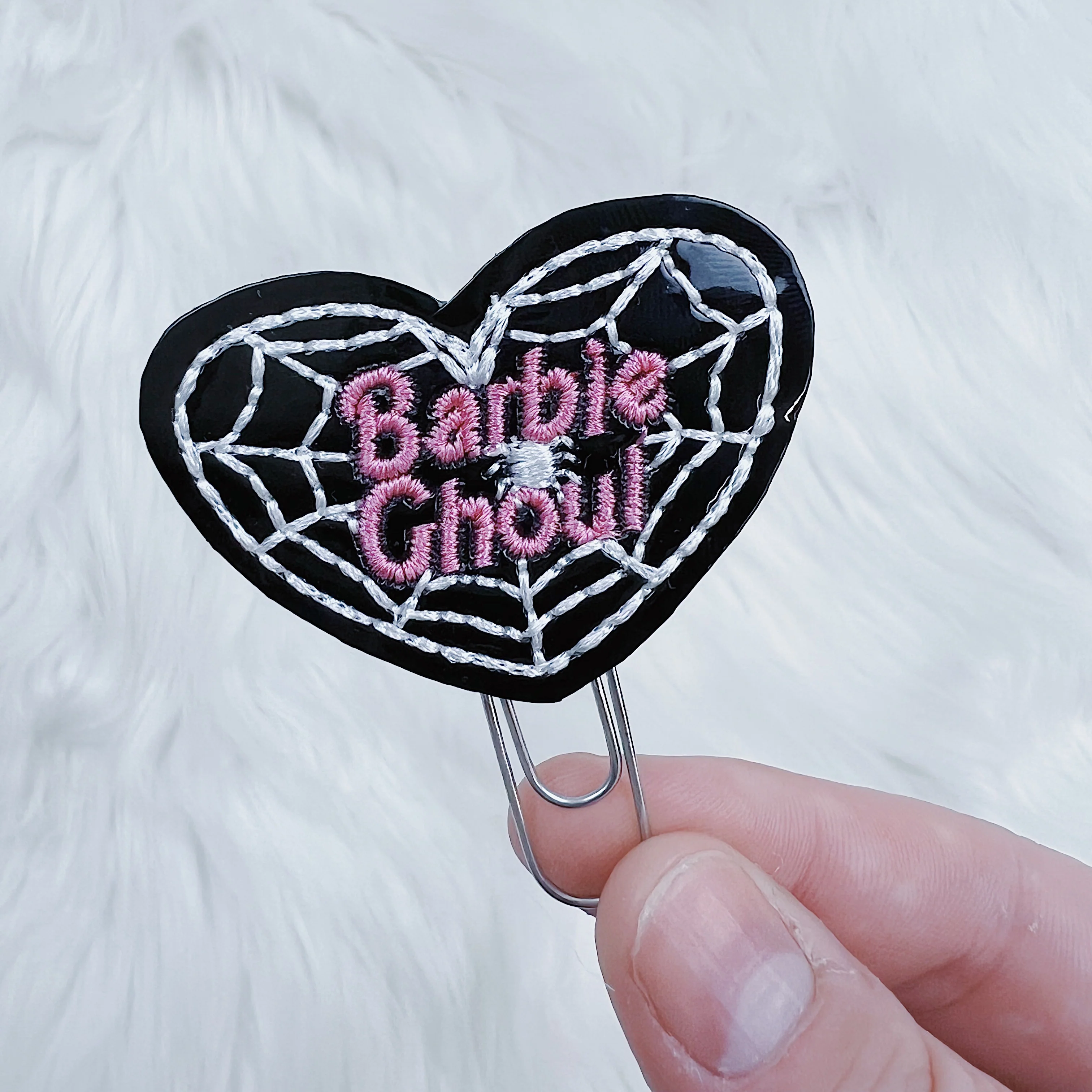Barb Ghoul Feltie Planner Clip | Choose Your Option! - Image 2