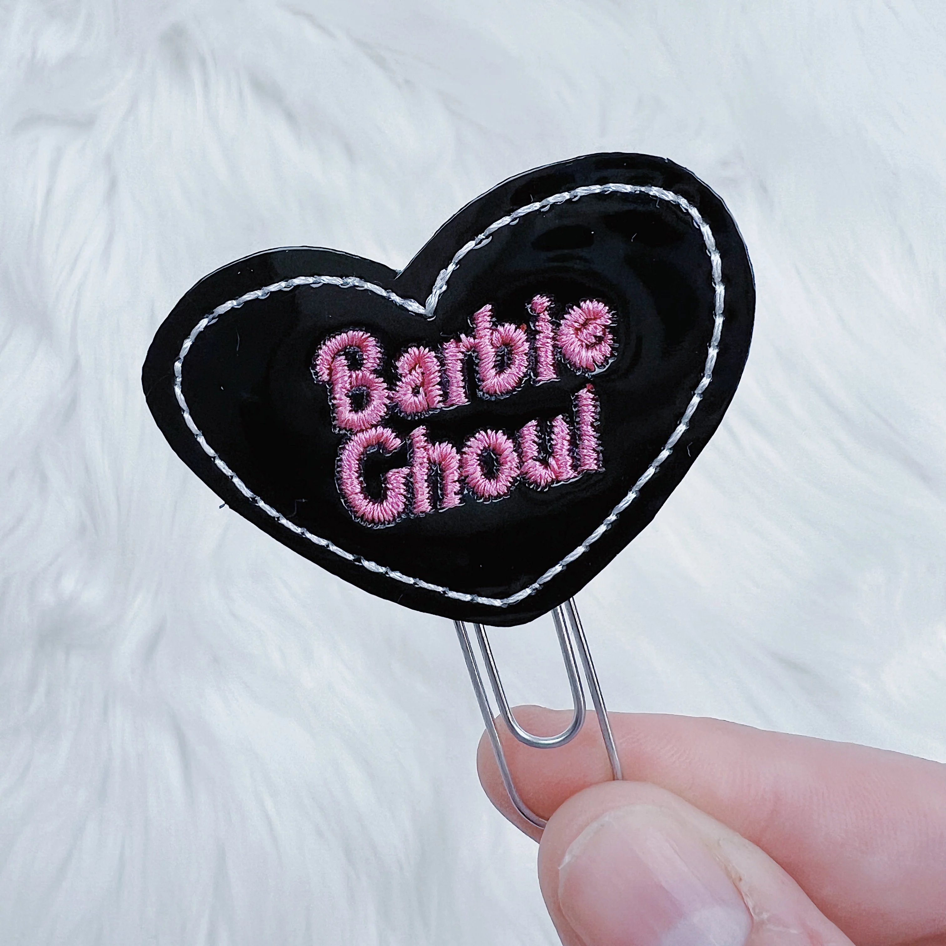Barb Ghoul Feltie Planner Clip | Choose Your Option! - Image 3