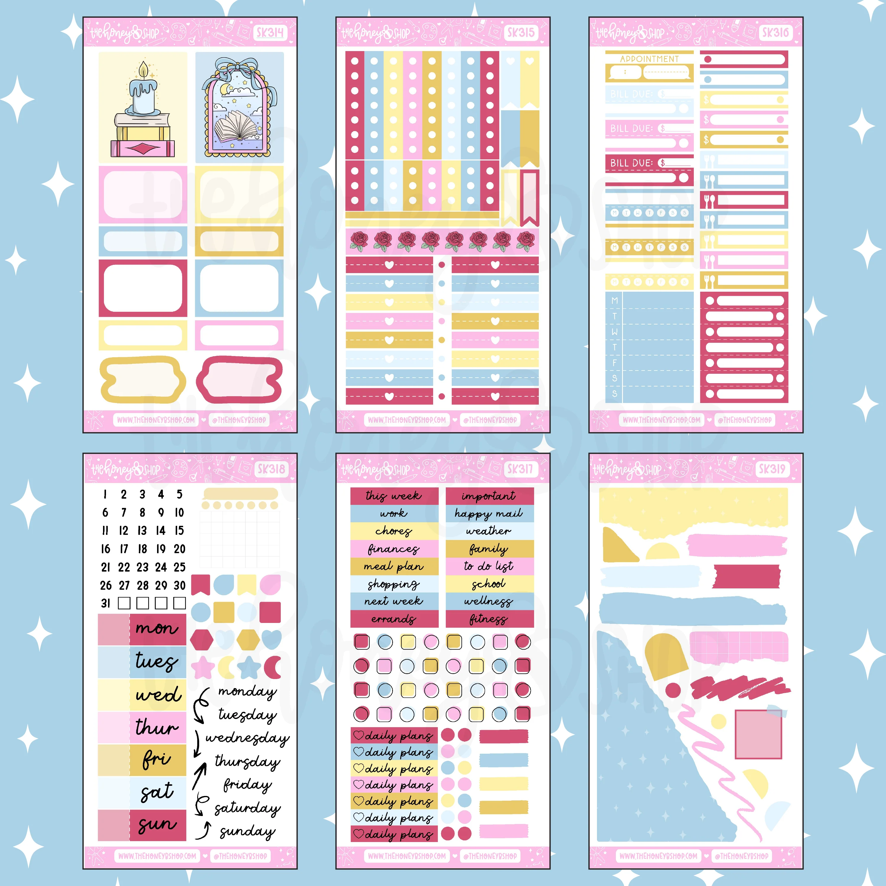 Belle's Tales | 8 Page Weekly Kit | Choose your Skin Tone! - Image 3