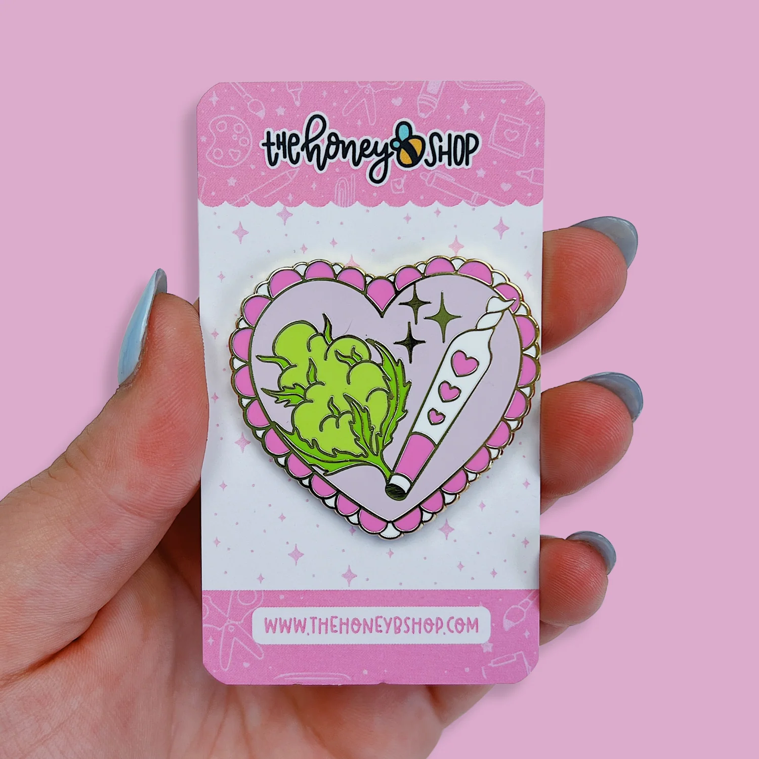 Best Buds Enamel Pin | Gold Plated