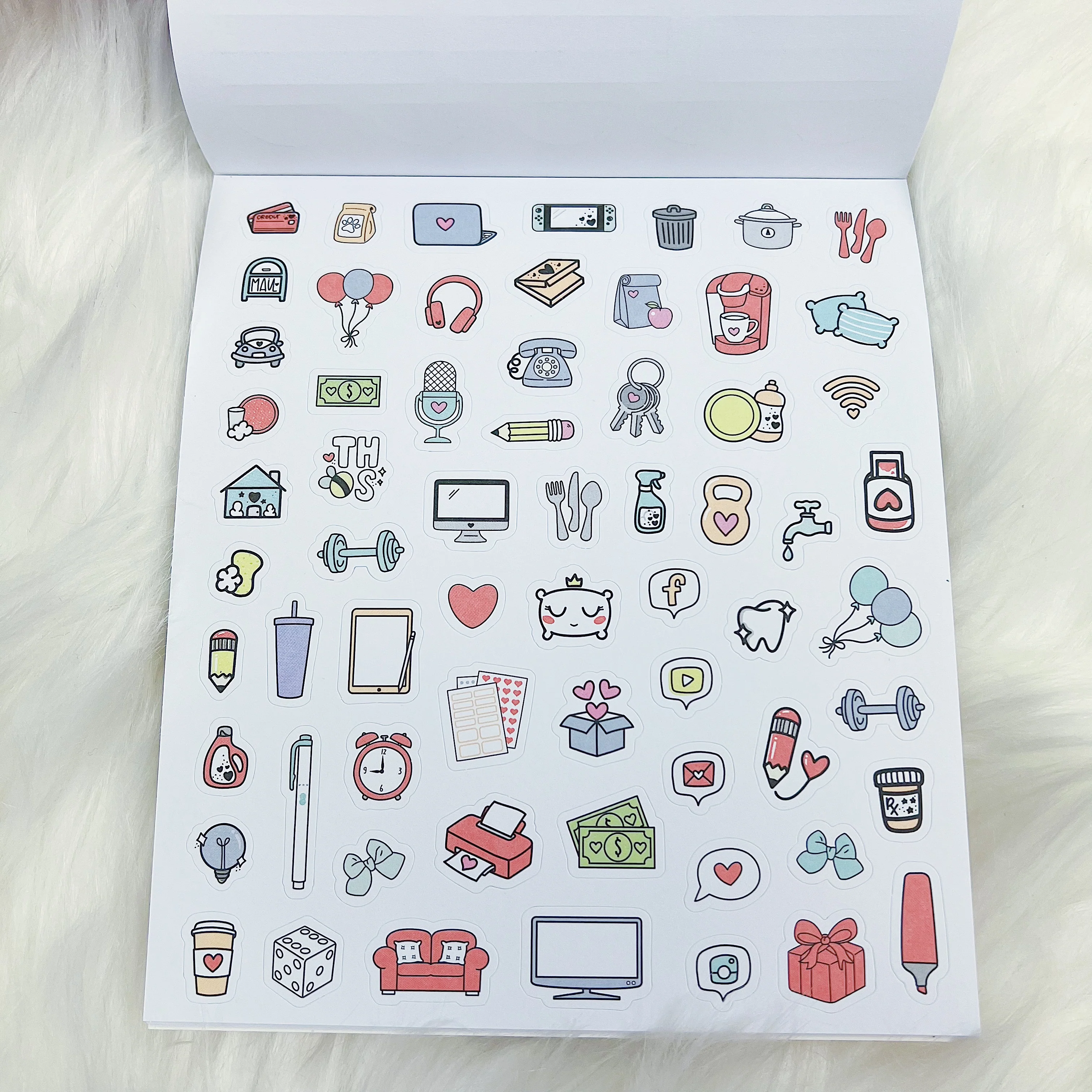 Bold Functional Deluxe Sticker Book | Matte Sticker Paper | 15 Pages | Holo Foiled - Image 11