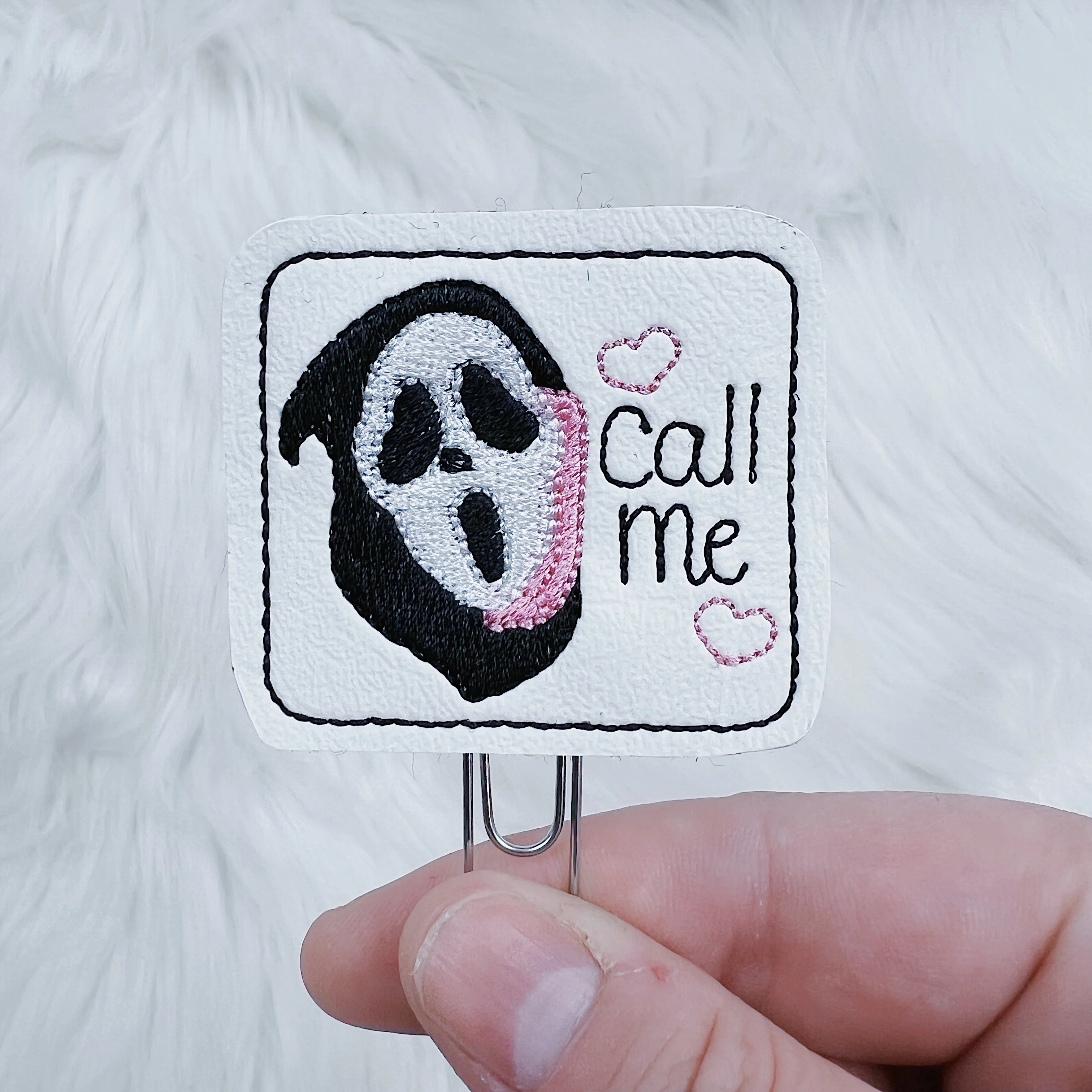 Call Me Feltie Planner Clip | Choose Your Option! - Image 2