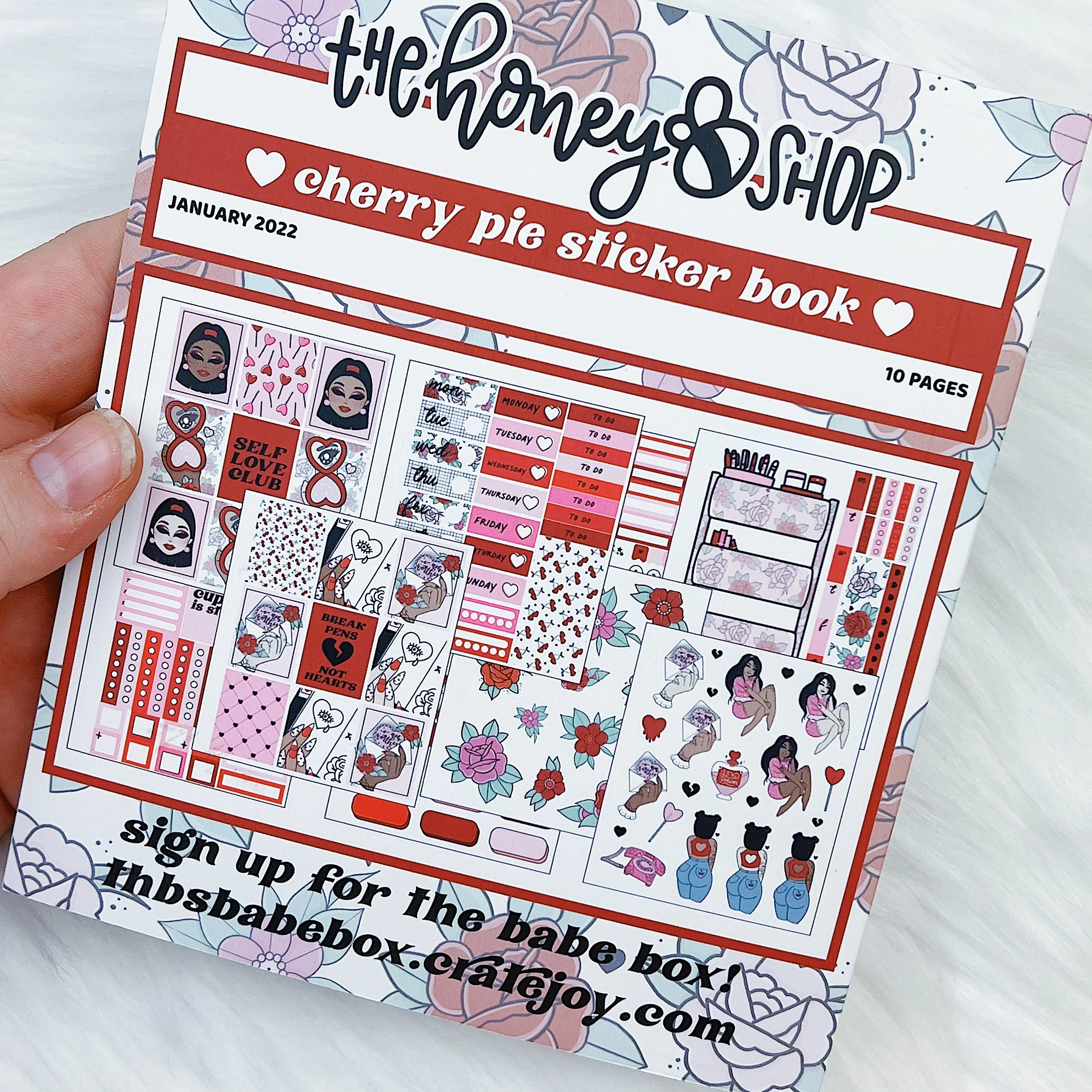 Cherry Pie Sticker Book | Matte Sticker Paper | 10 Pages | Pixie Holo Foiled - Image 11