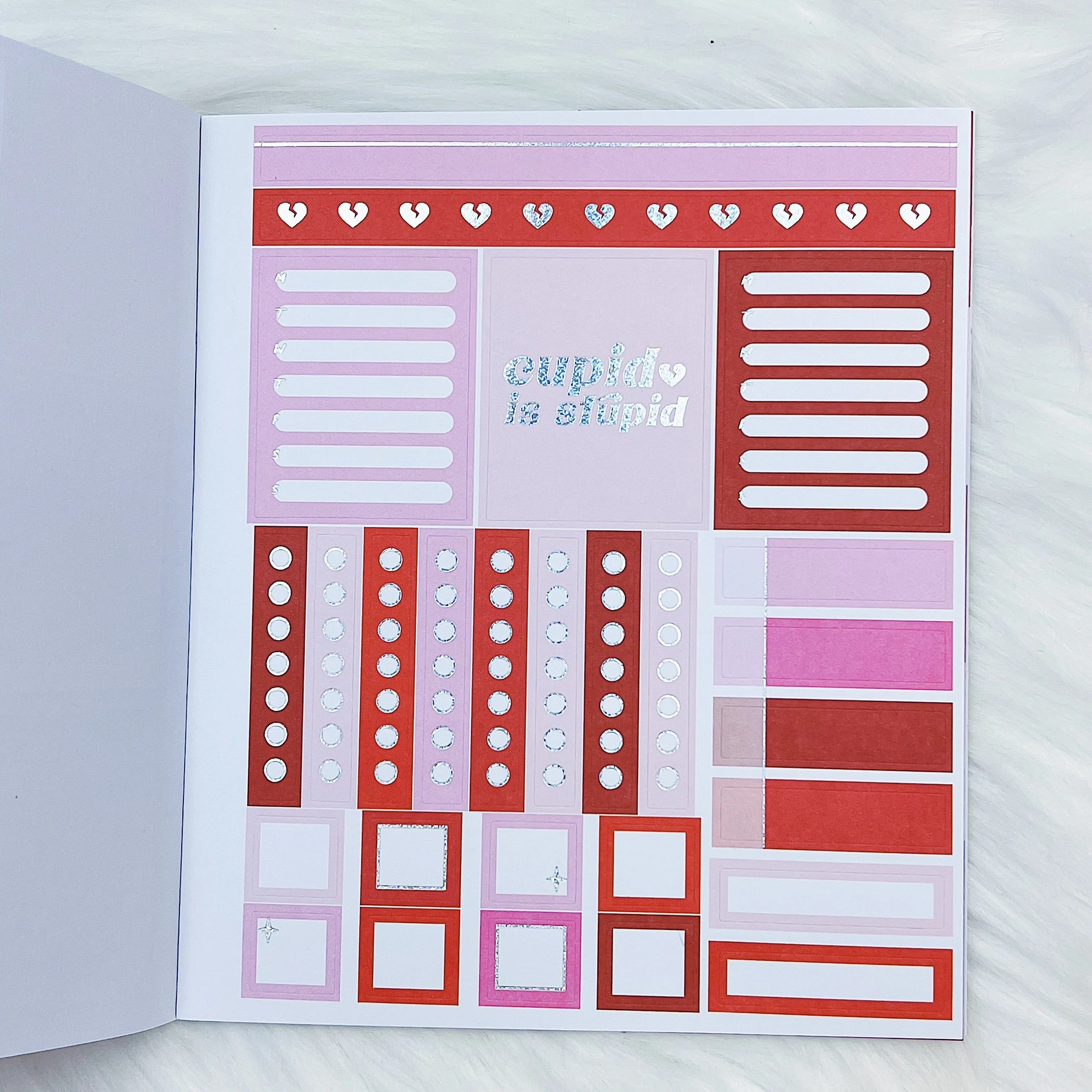 Cherry Pie Sticker Book | Matte Sticker Paper | 10 Pages | Pixie Holo Foiled - Image 4