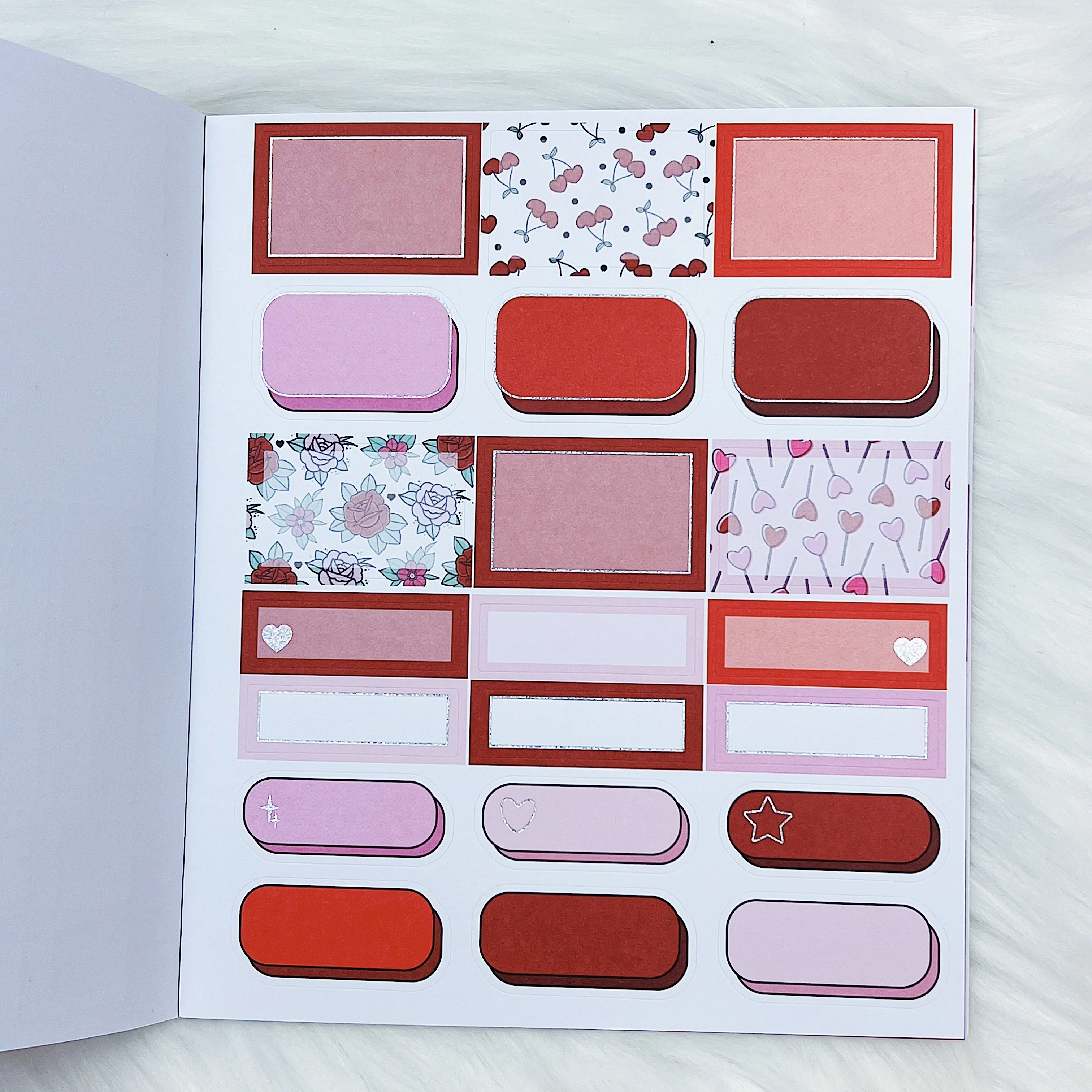 Cherry Pie Sticker Book | Matte Sticker Paper | 10 Pages | Pixie Holo Foiled - Image 5
