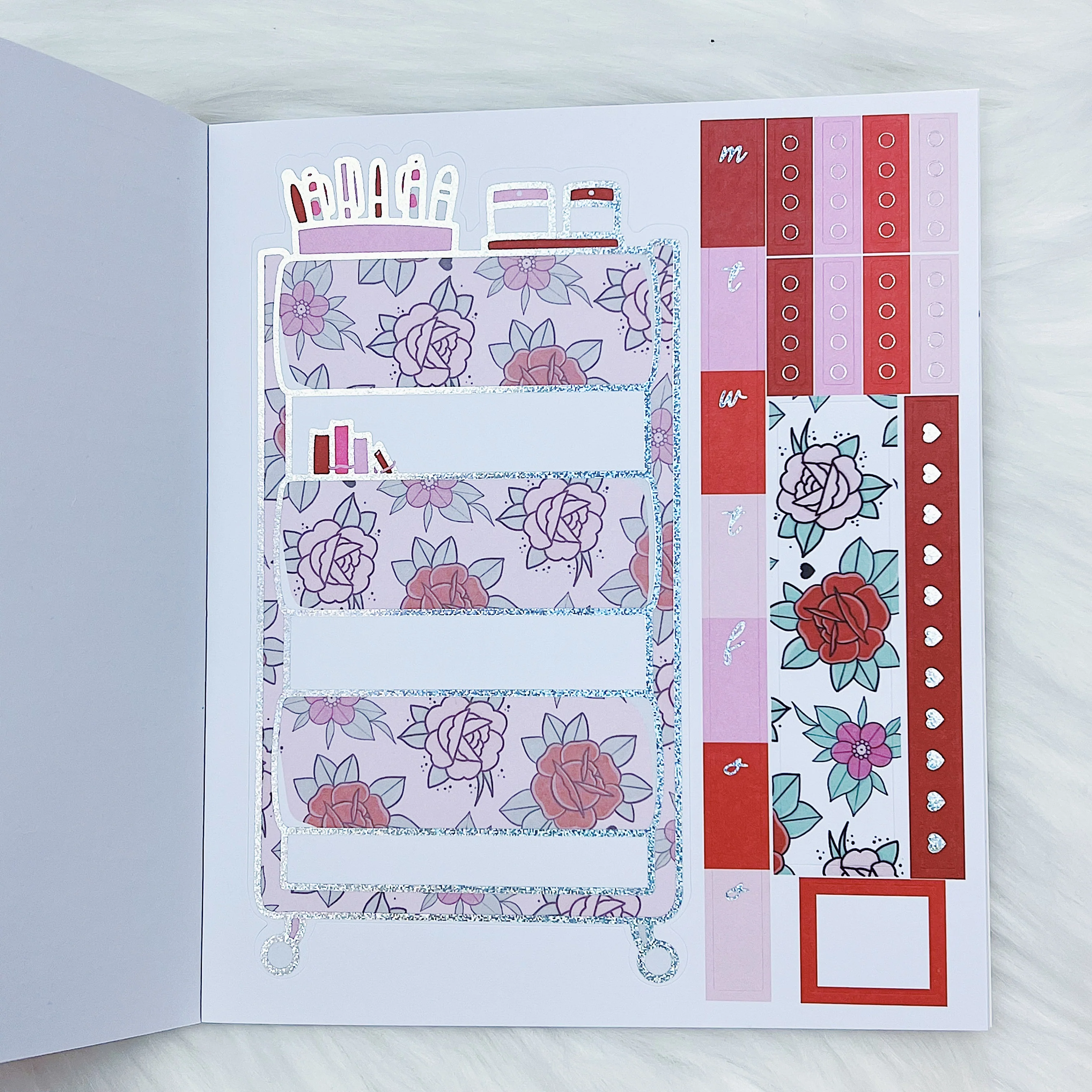 Cherry Pie Sticker Book | Matte Sticker Paper | 10 Pages | Pixie Holo Foiled - Image 9