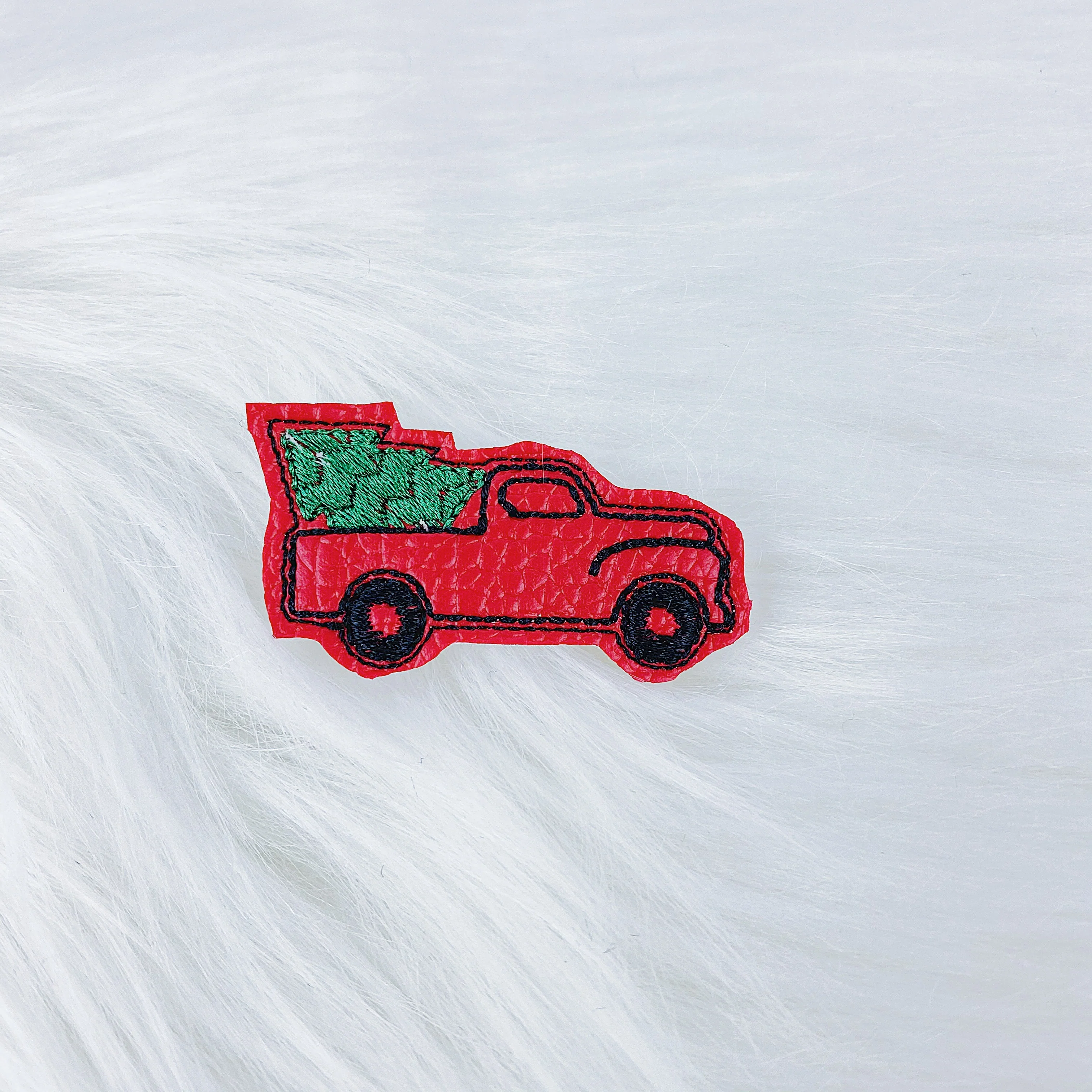 Christmas Tree Truck Feltie