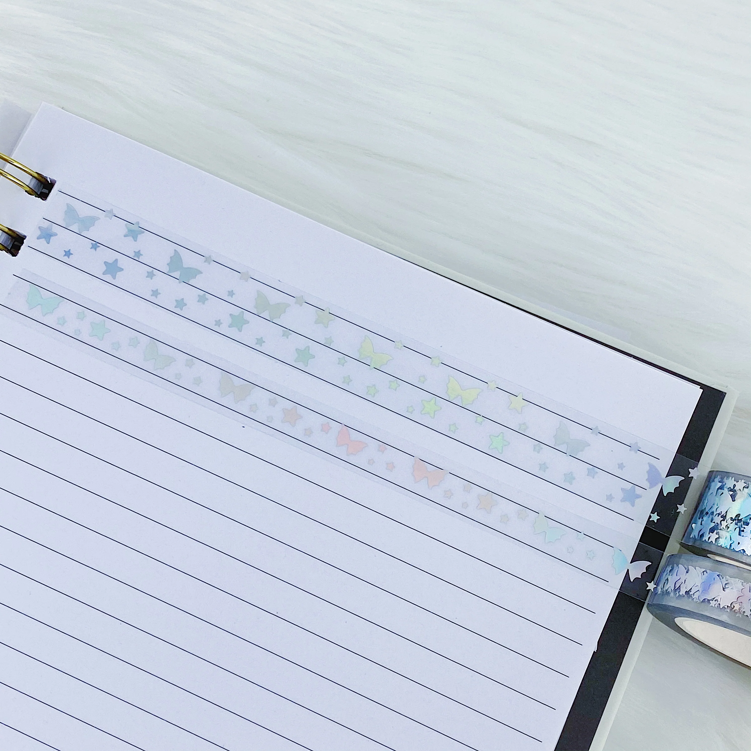 Clear Holo Bat Bow Magic Washi Bundle - Image 3