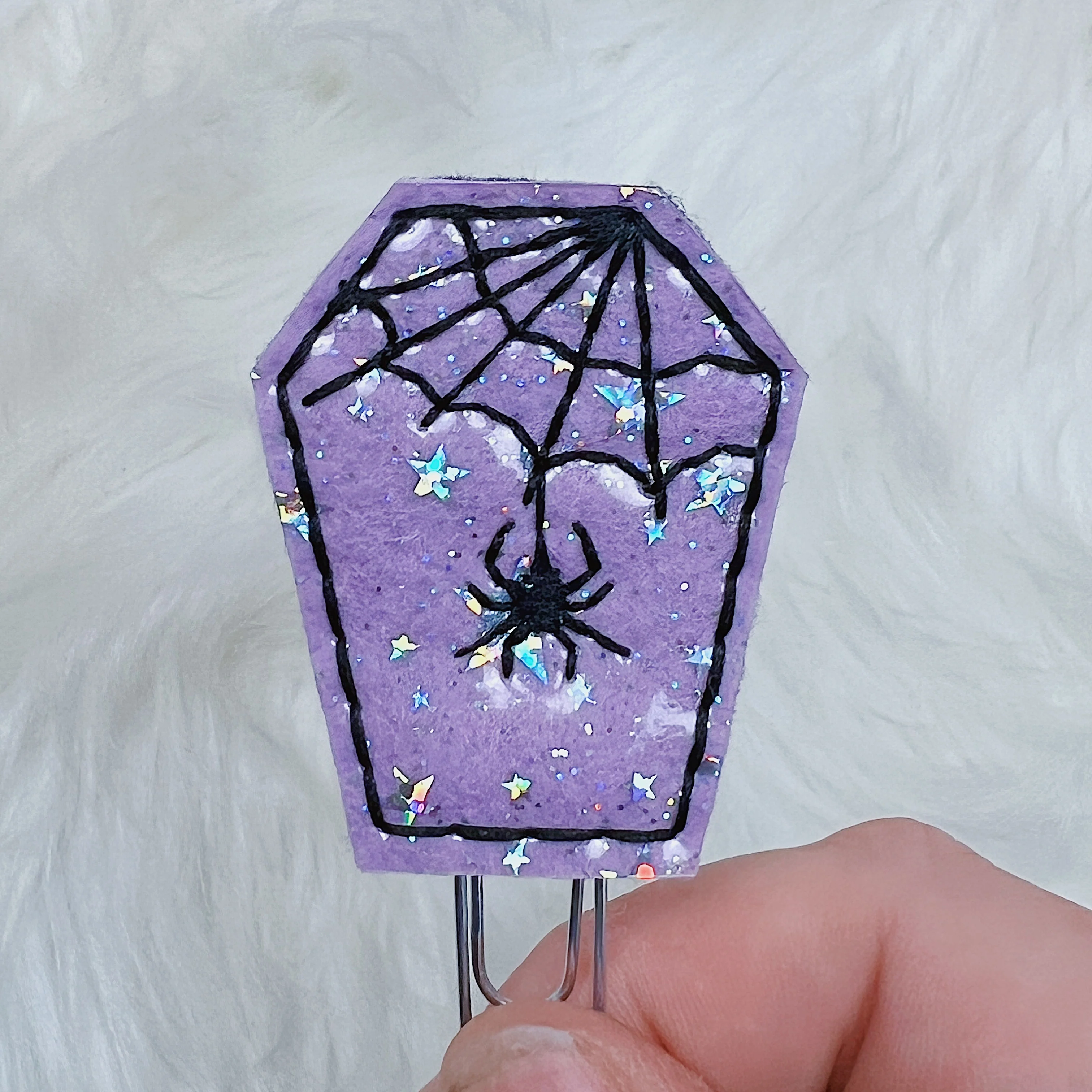 Coffin Star Jelly Feltie Planner Clip | Choose Your Color Option! - Image 3