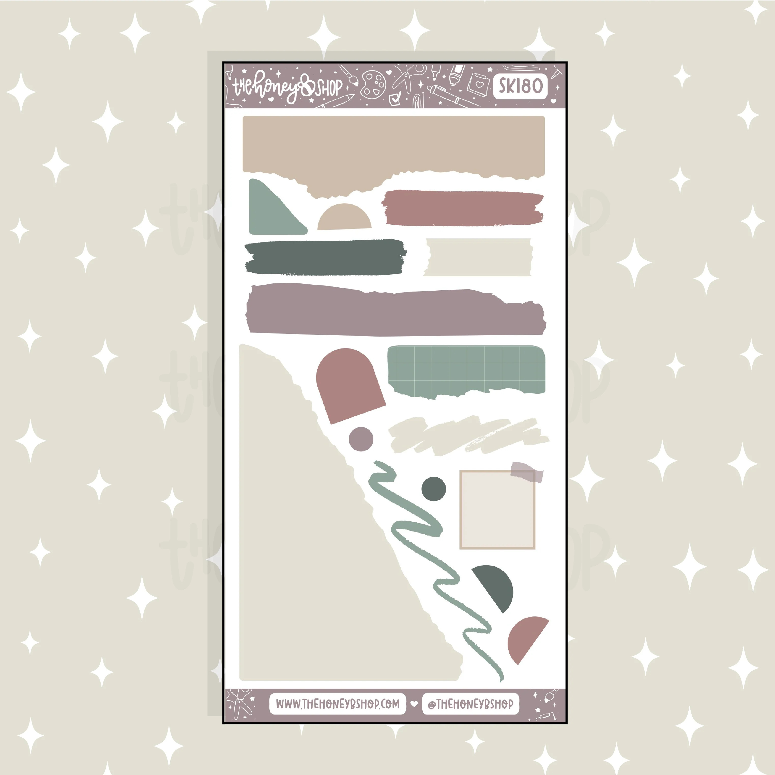 Dark Academia Journaling Planner Doodle Sticker | A La Carte