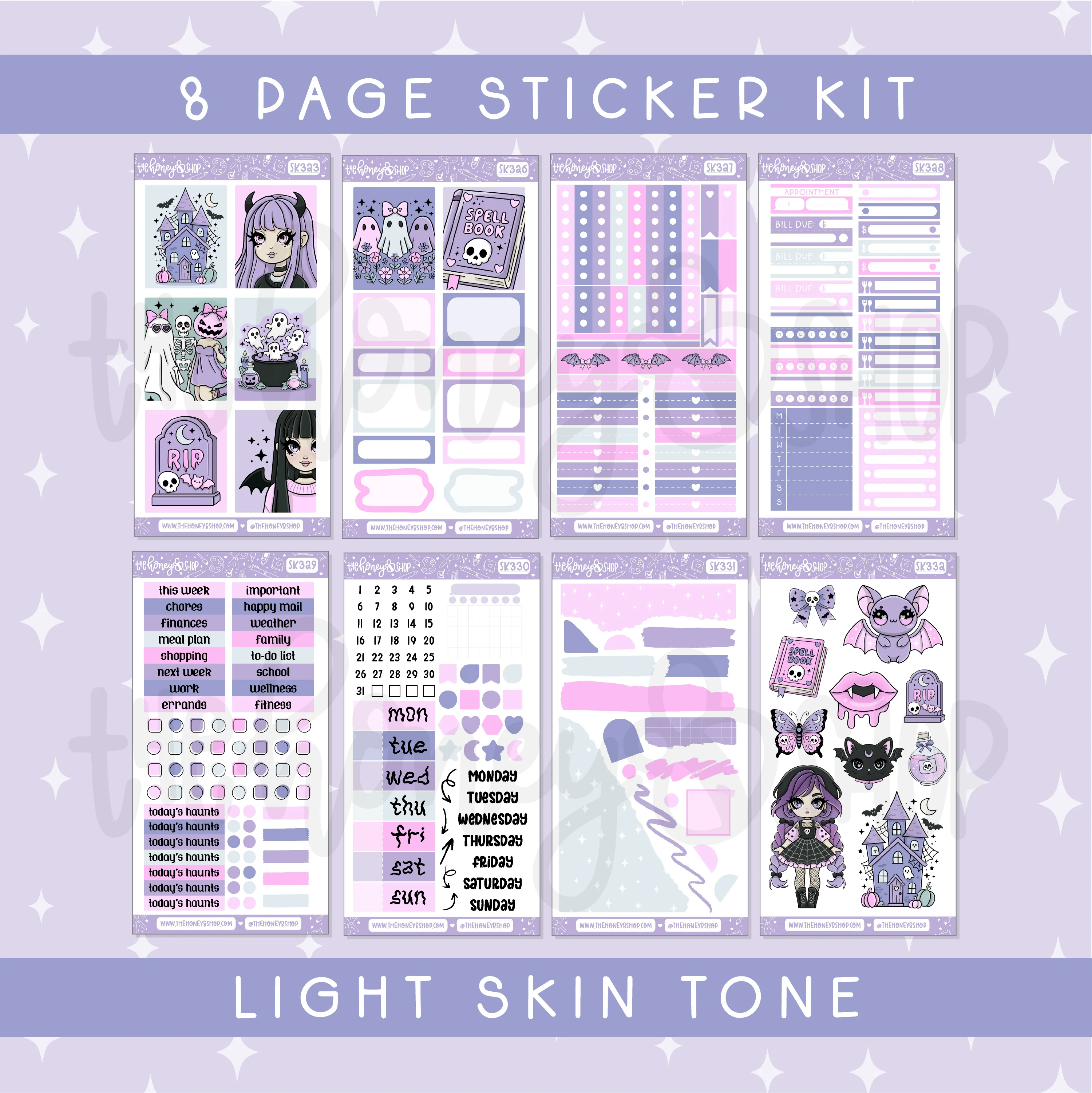 Deluxe Digital Spooky Stationery Bundle - Image 7
