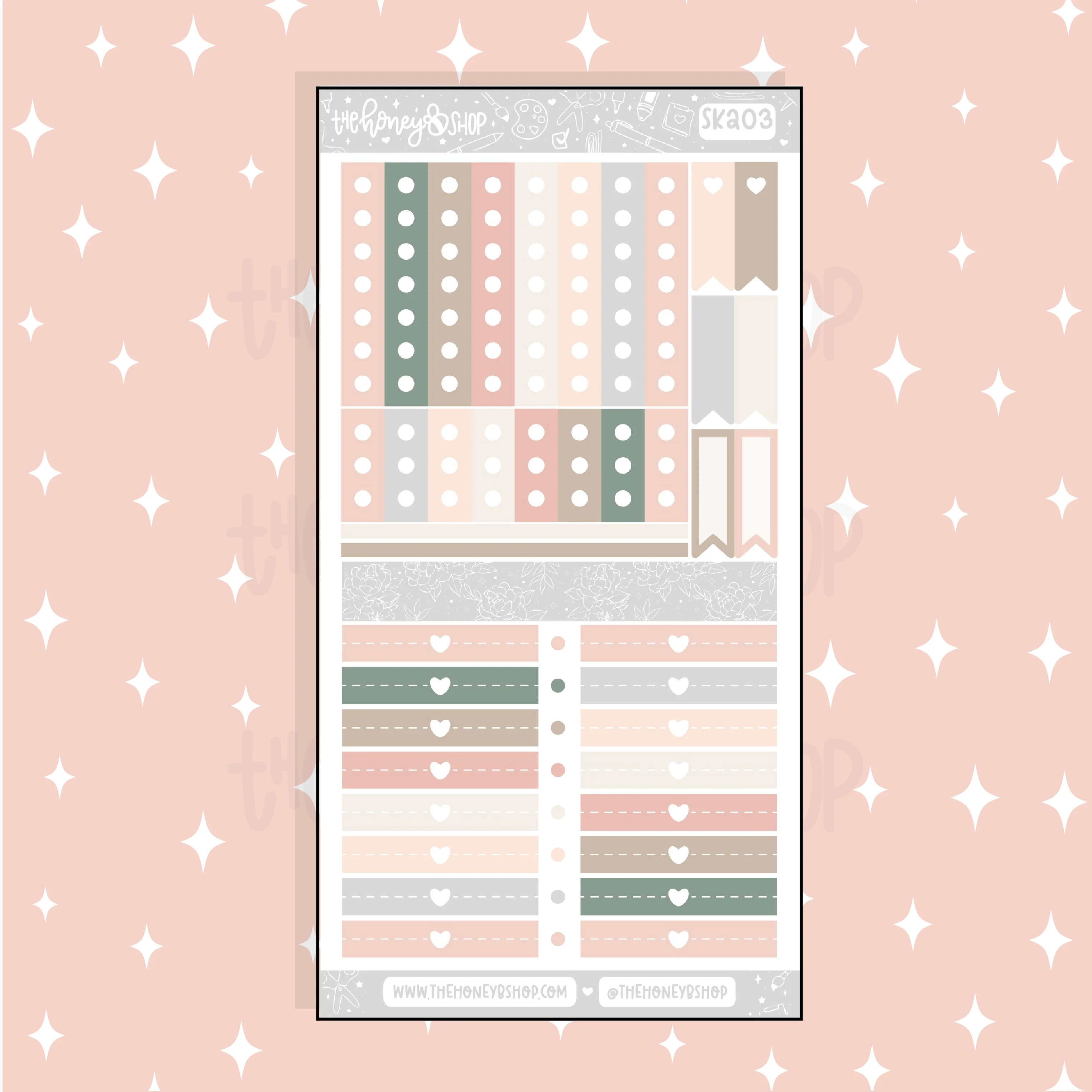 Fresh Start Checklists + Headers Doodle Sticker | A La Carte
