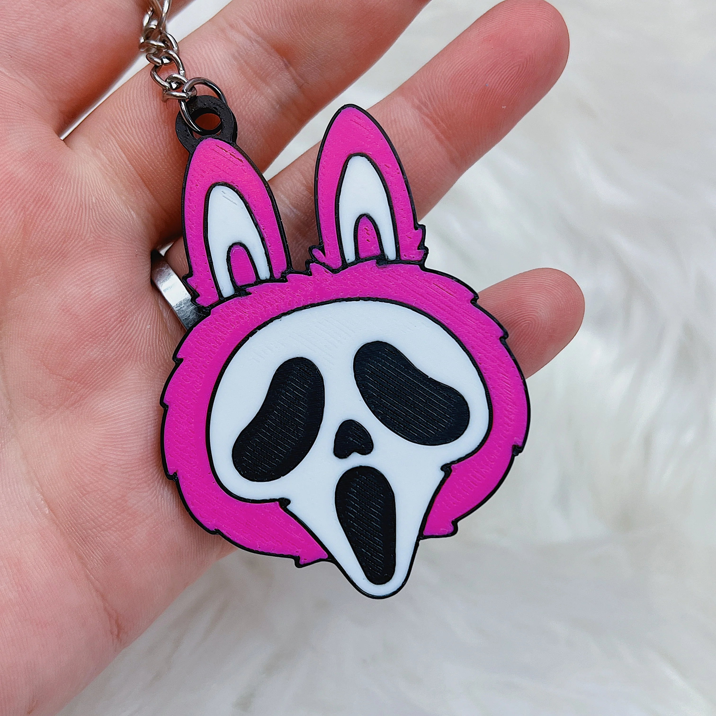Ghostface Bubu Keychain | 3D Printed
