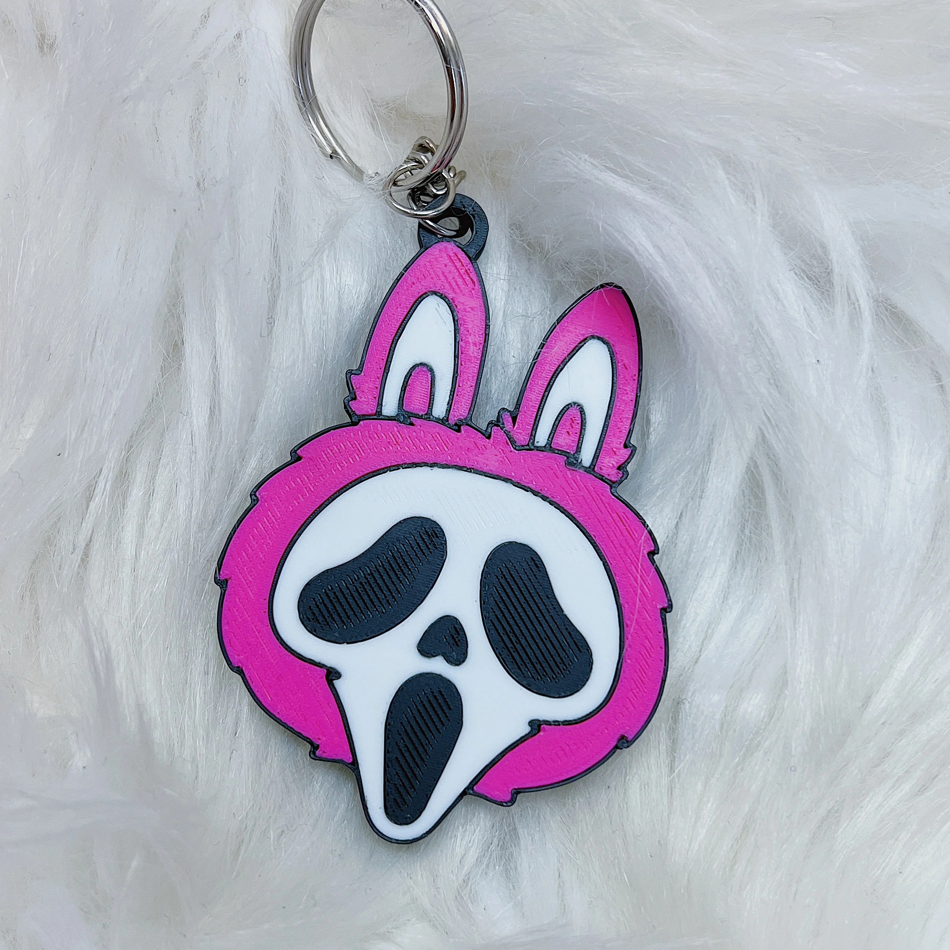 Ghostface Bubu Keychain | 3D Printed - Image 2