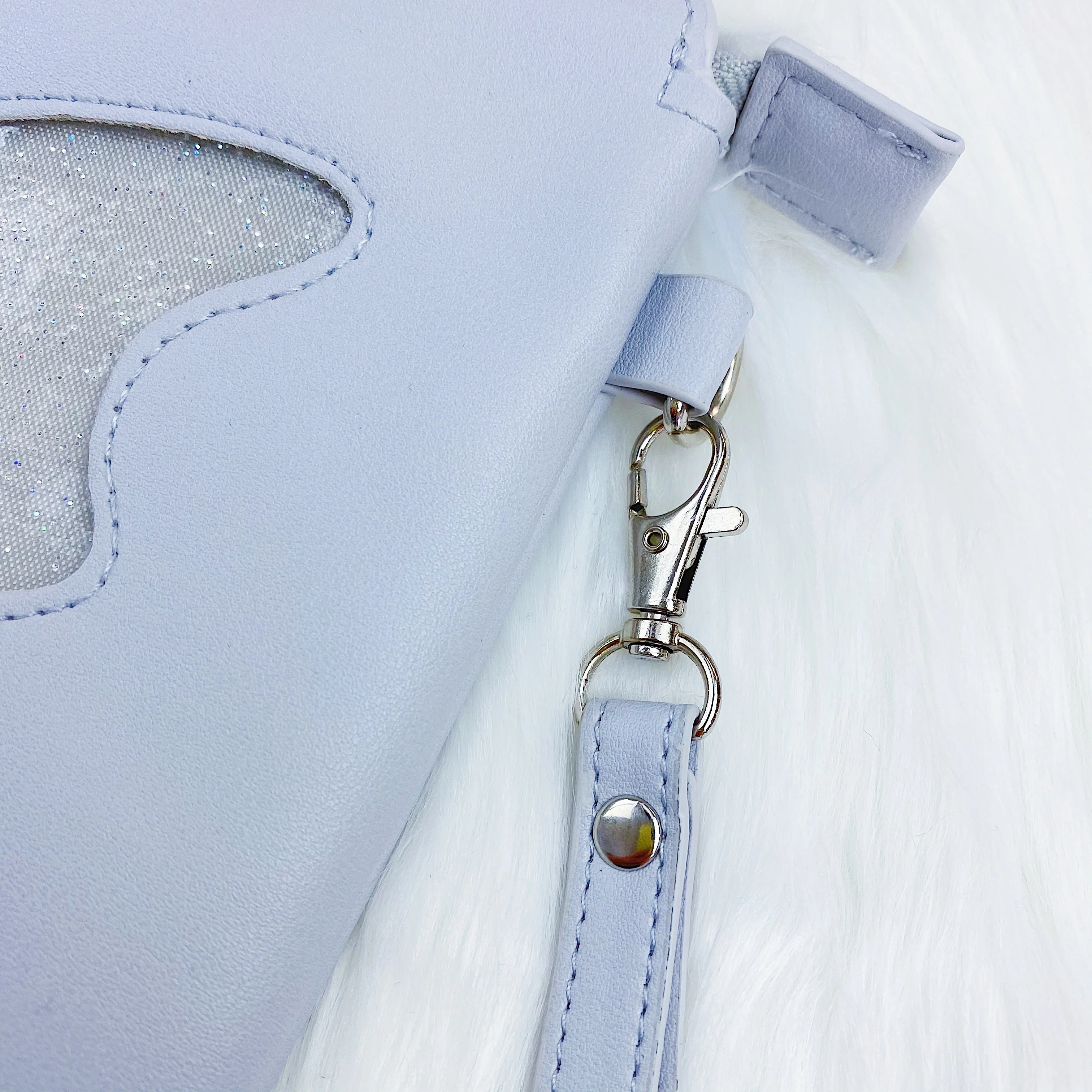 Grey ITA Bat Bow Pouch - Image 4