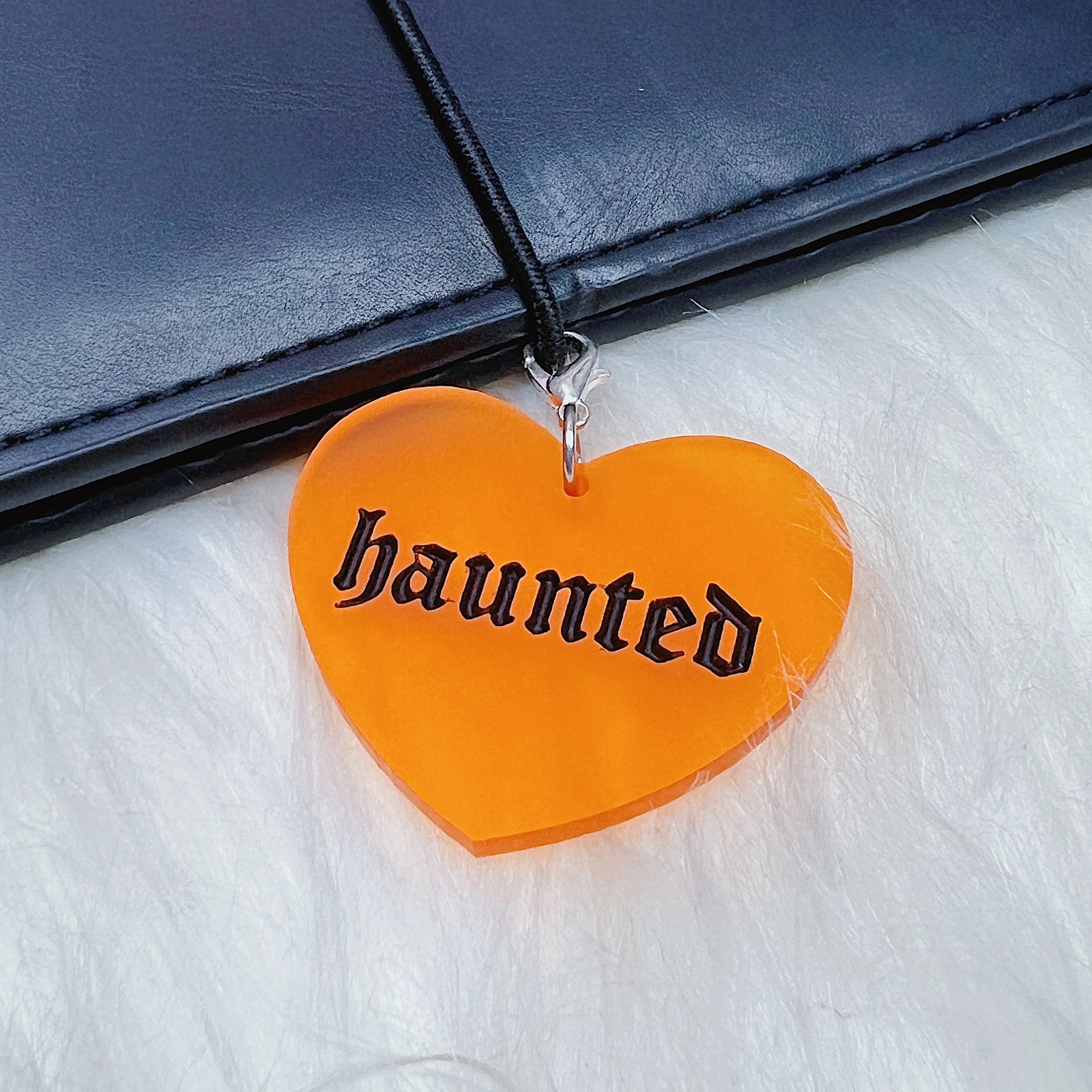 Haunted Heart Acrylic Charm - Image 2