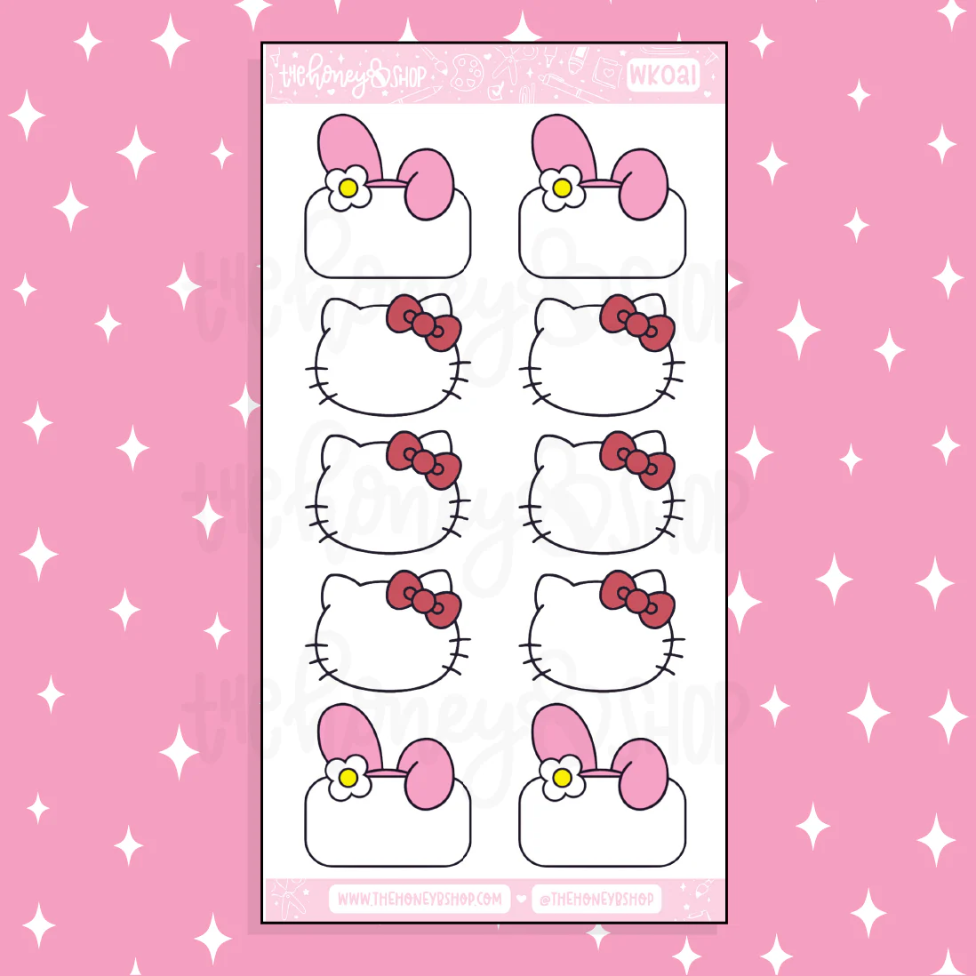 Hello Honey Boxes Doodle Sticker | A La Carte