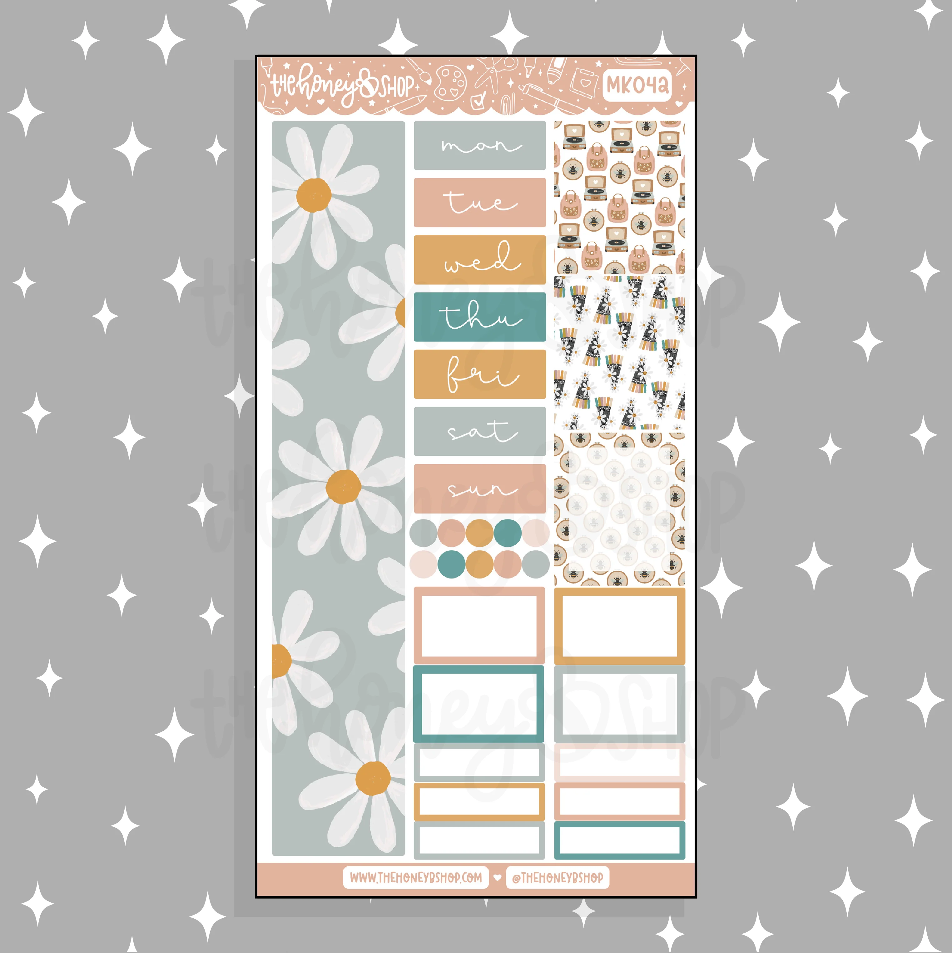 Homebody BEE6 Monthly Kit | Fits BEE6 TRP Planner