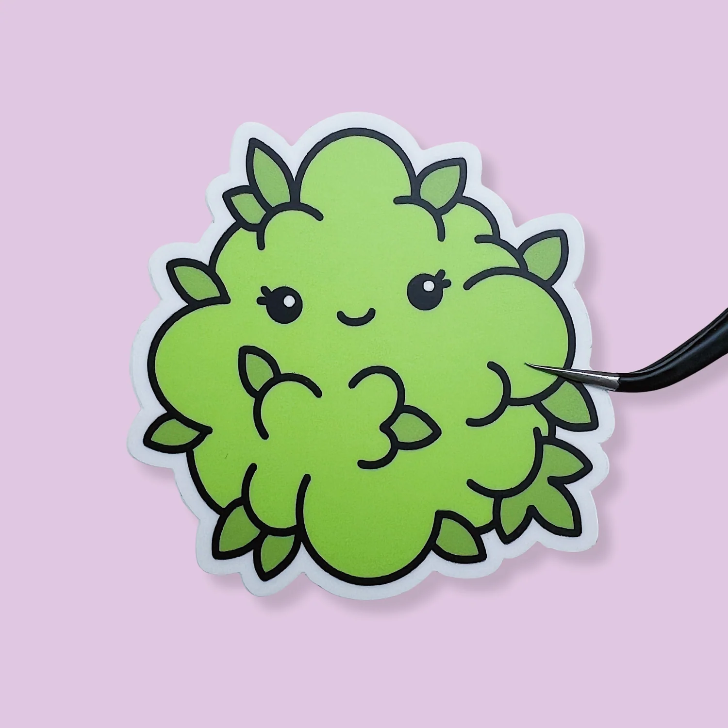 Kawaii Bud Nugget Vinyl Sticker Die Cut