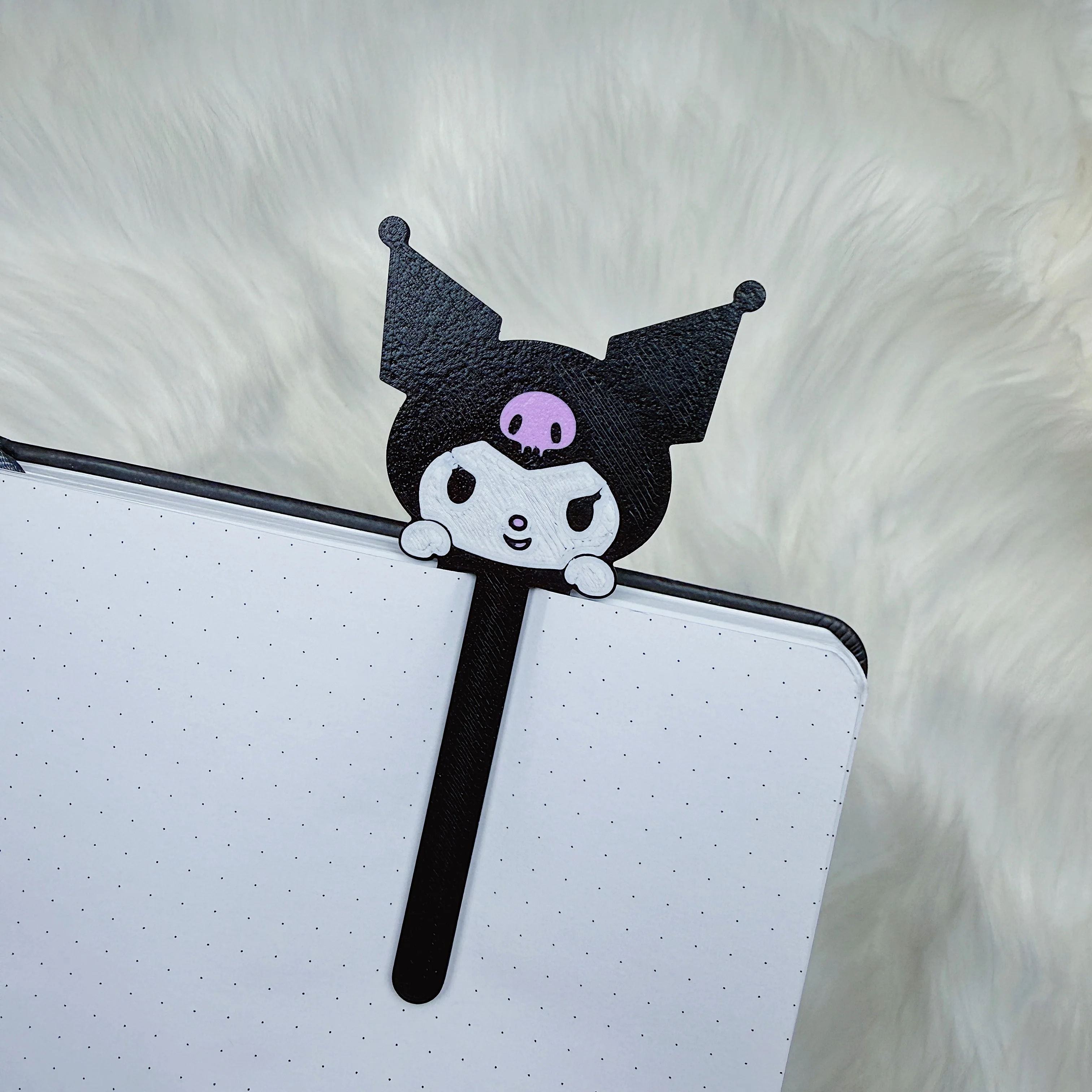 Kuromi Paper Clip Bookmark | 3D Printed