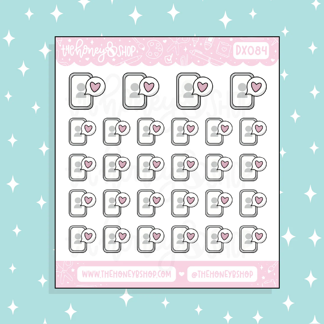 Phone Call Doodle Sticker