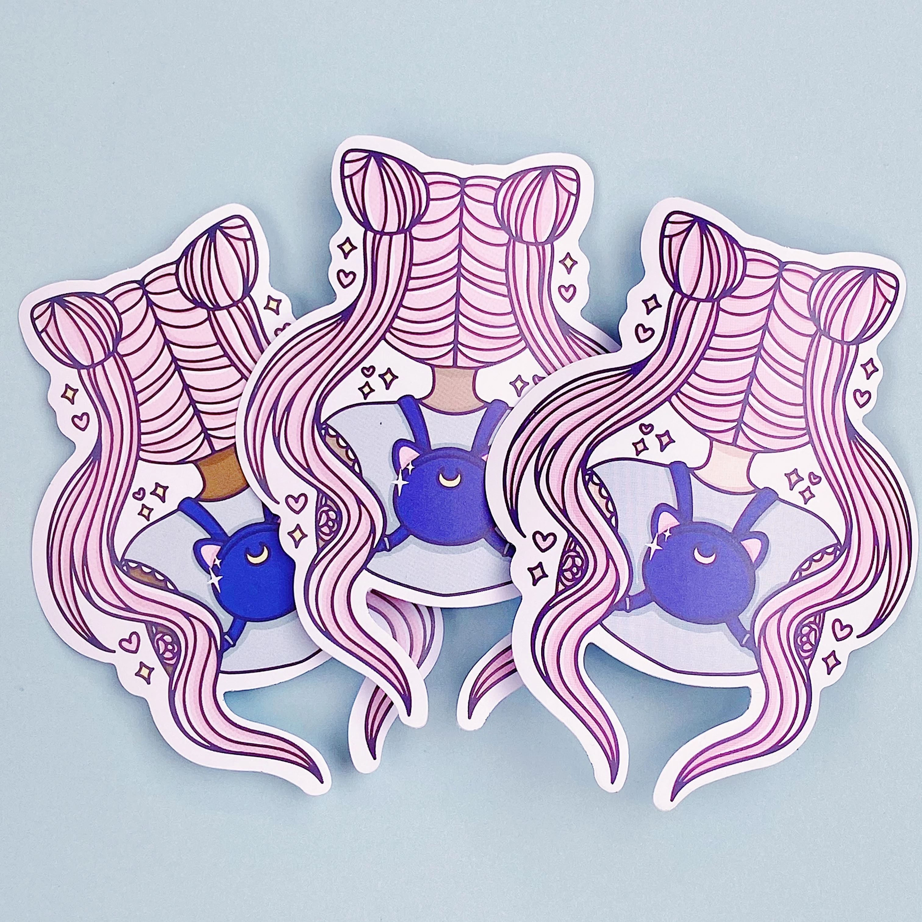 Luna Backpack Babe Vinyl Die Cut | Choose your Skin Tone!