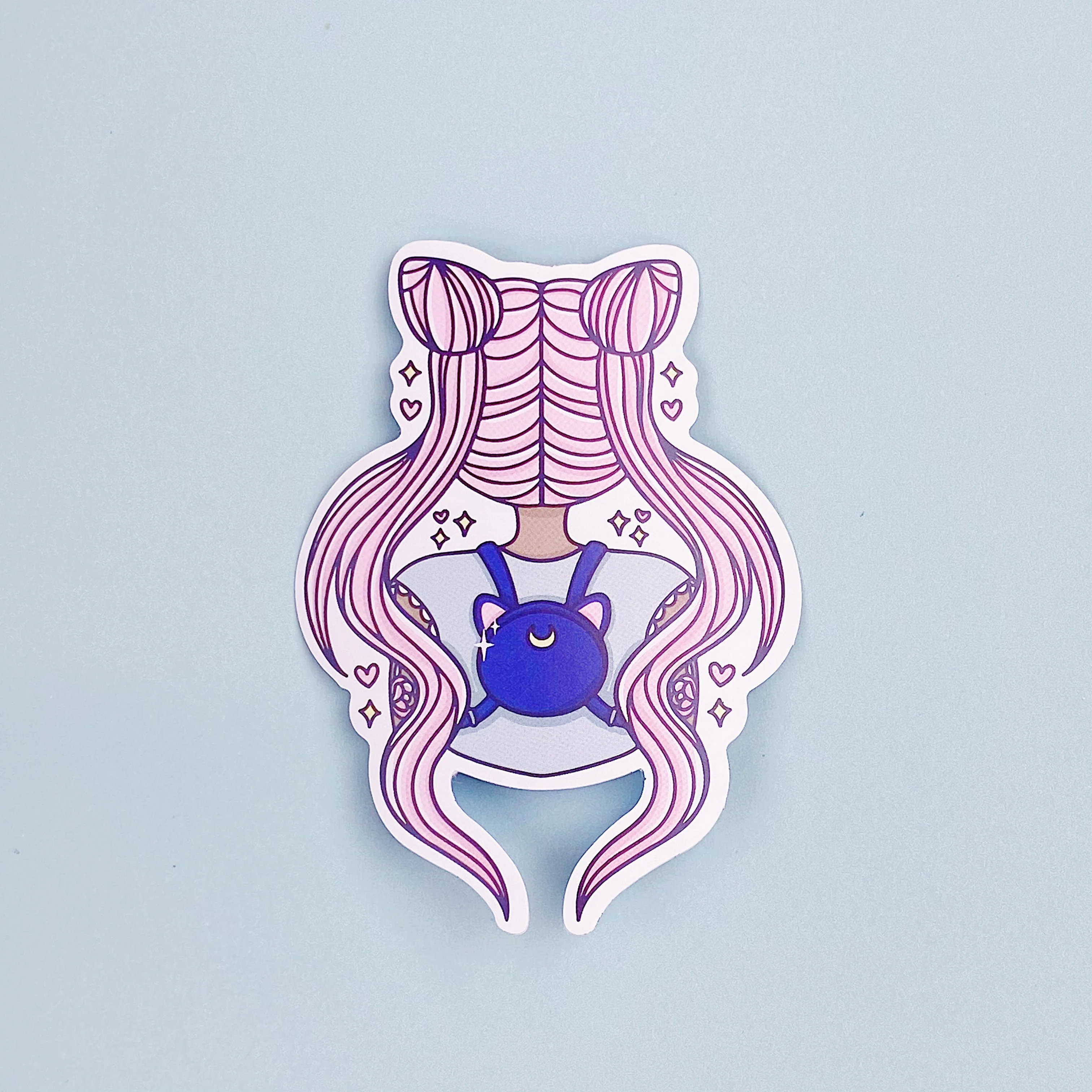 Luna Backpack Babe Vinyl Die Cut | Choose your Skin Tone! - Image 3
