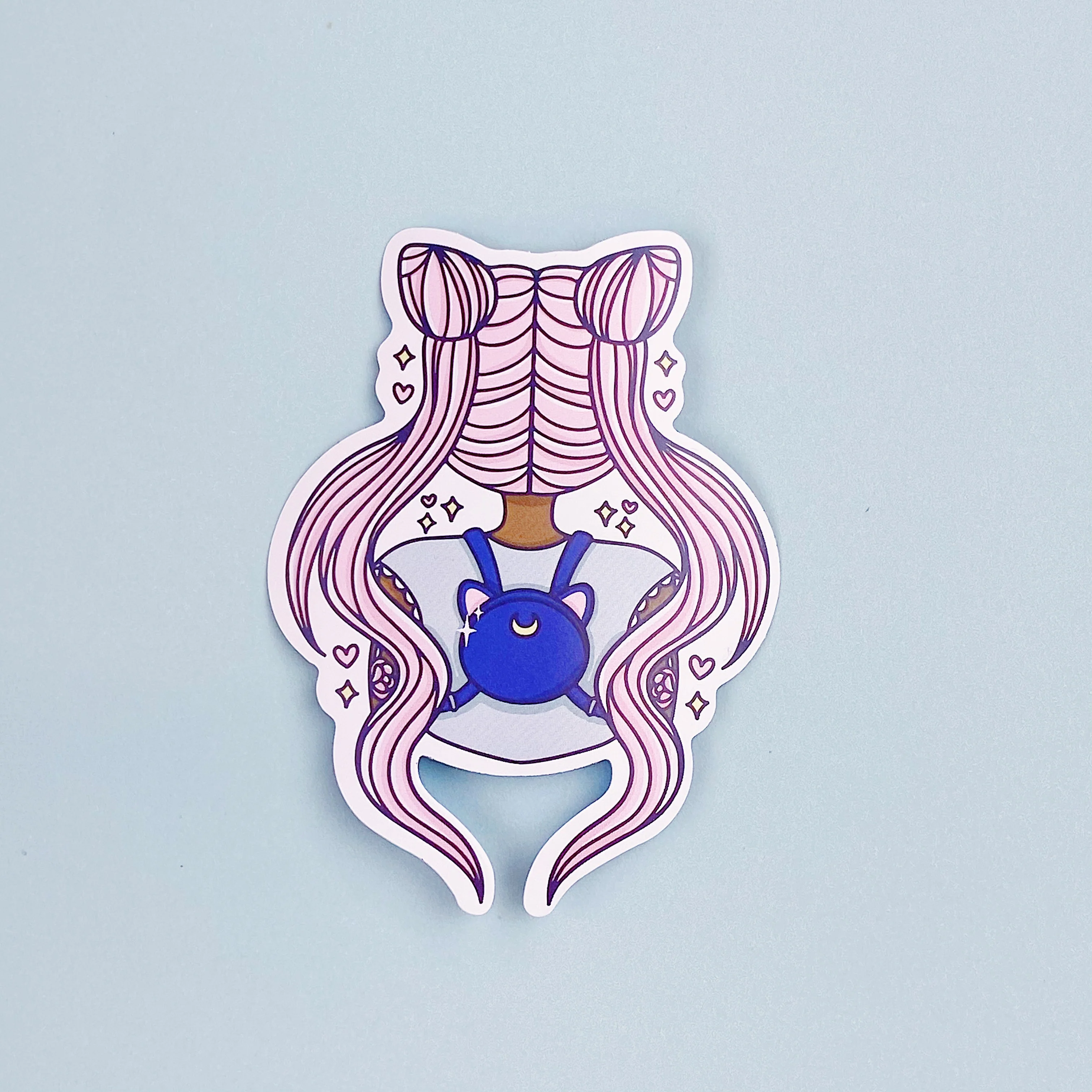 Luna Backpack Babe Vinyl Die Cut | Choose your Skin Tone! - Image 4