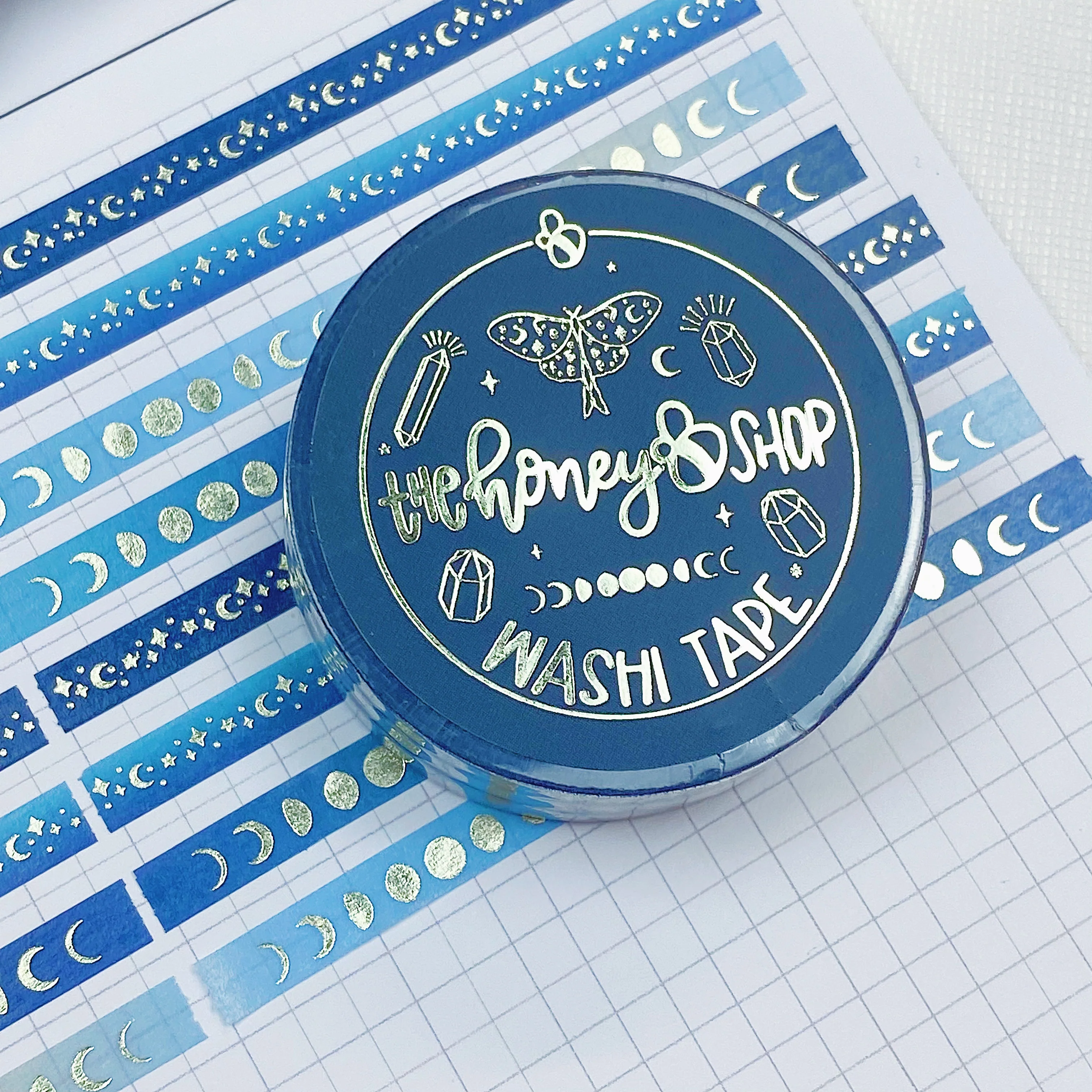 Lunar Eclipse Perforated Header Washi Bundle | (3) 5MM Tapes