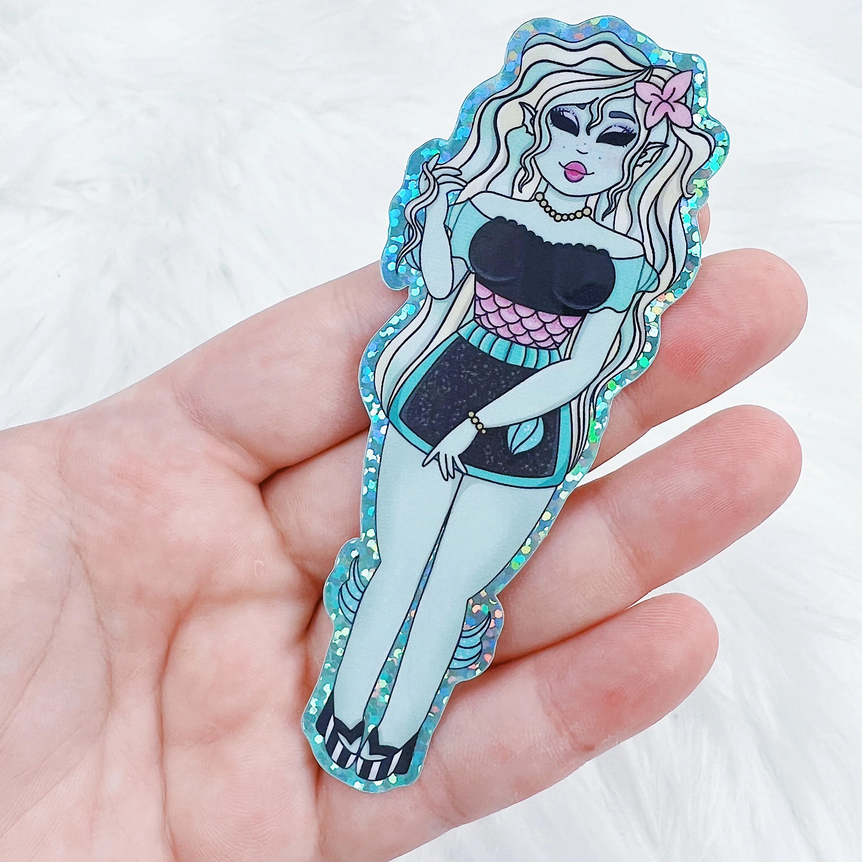 Monster High Babes Vinyl Sticker Die Cut | Glitter Foil | Choose Your Babe! - Image 5