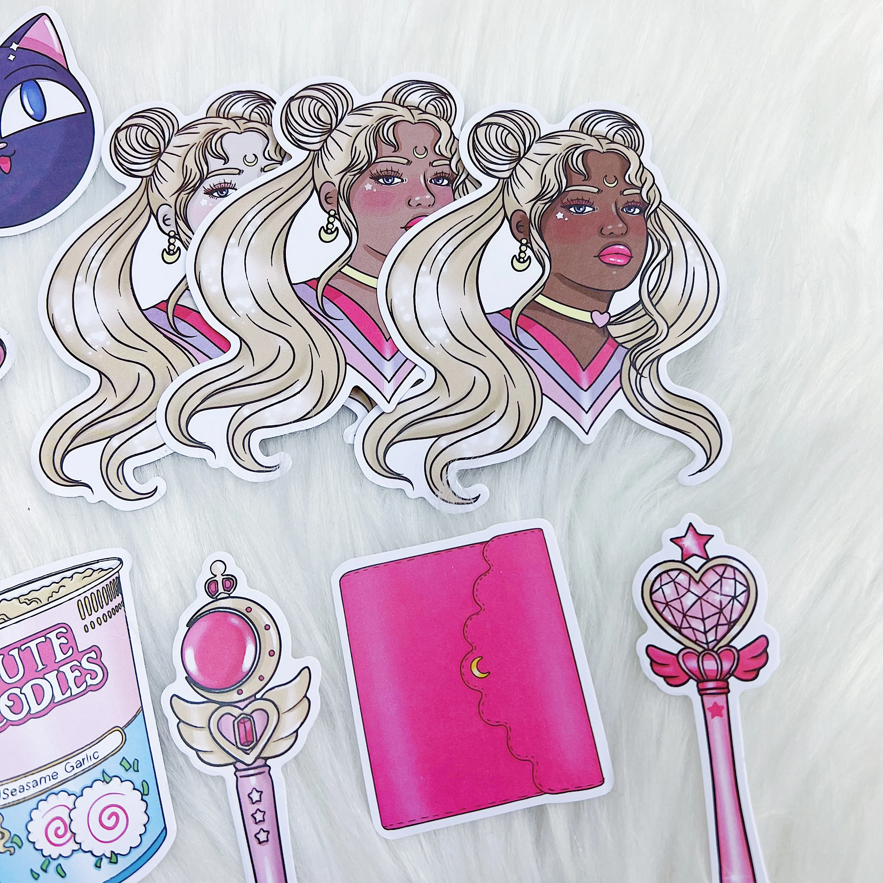 Moon Prism Sticker Die Cut Pack | ALL Skin Tones Included! - Image 4