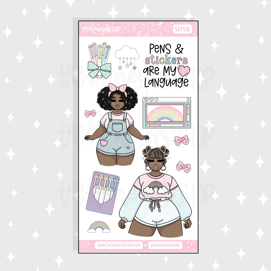 Pastel Dreams | 10 Page Weekly Kit | Choose your Skin Tone! - Image 14