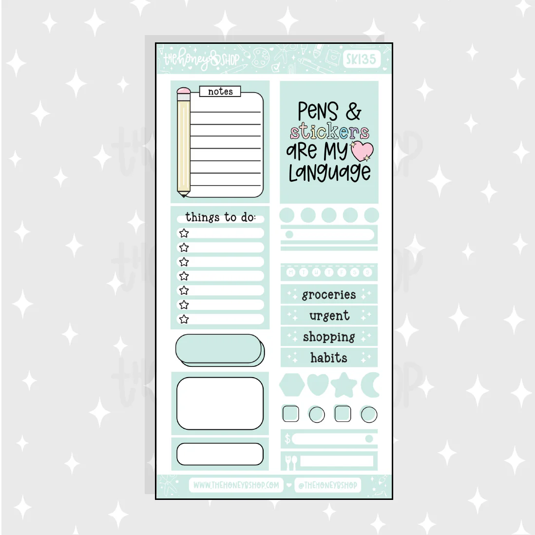 Pastel Dreams | 10 Page Weekly Kit | Choose your Skin Tone! - Image 6