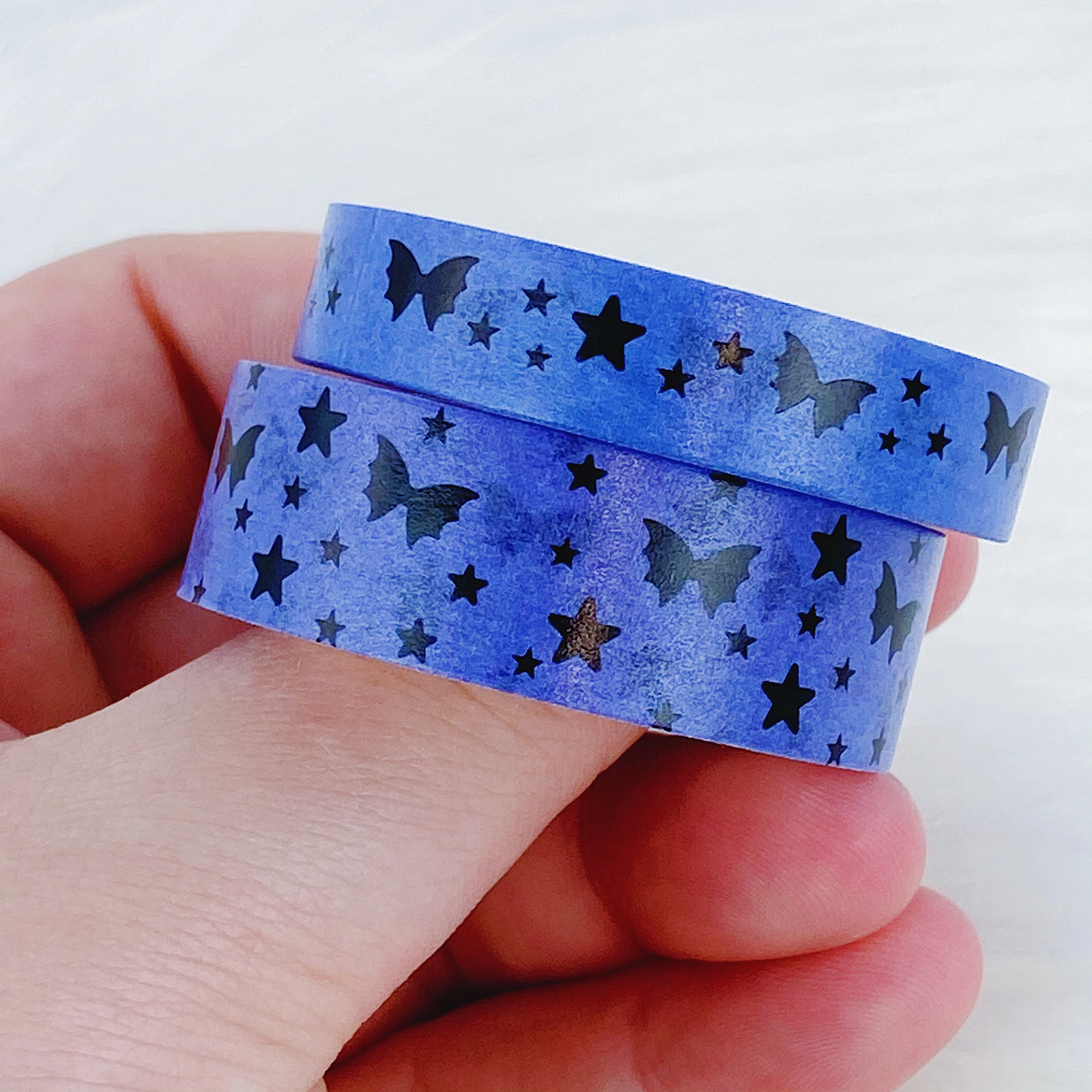 Pastel Lilac Bat Bow Magic Washi Bundle