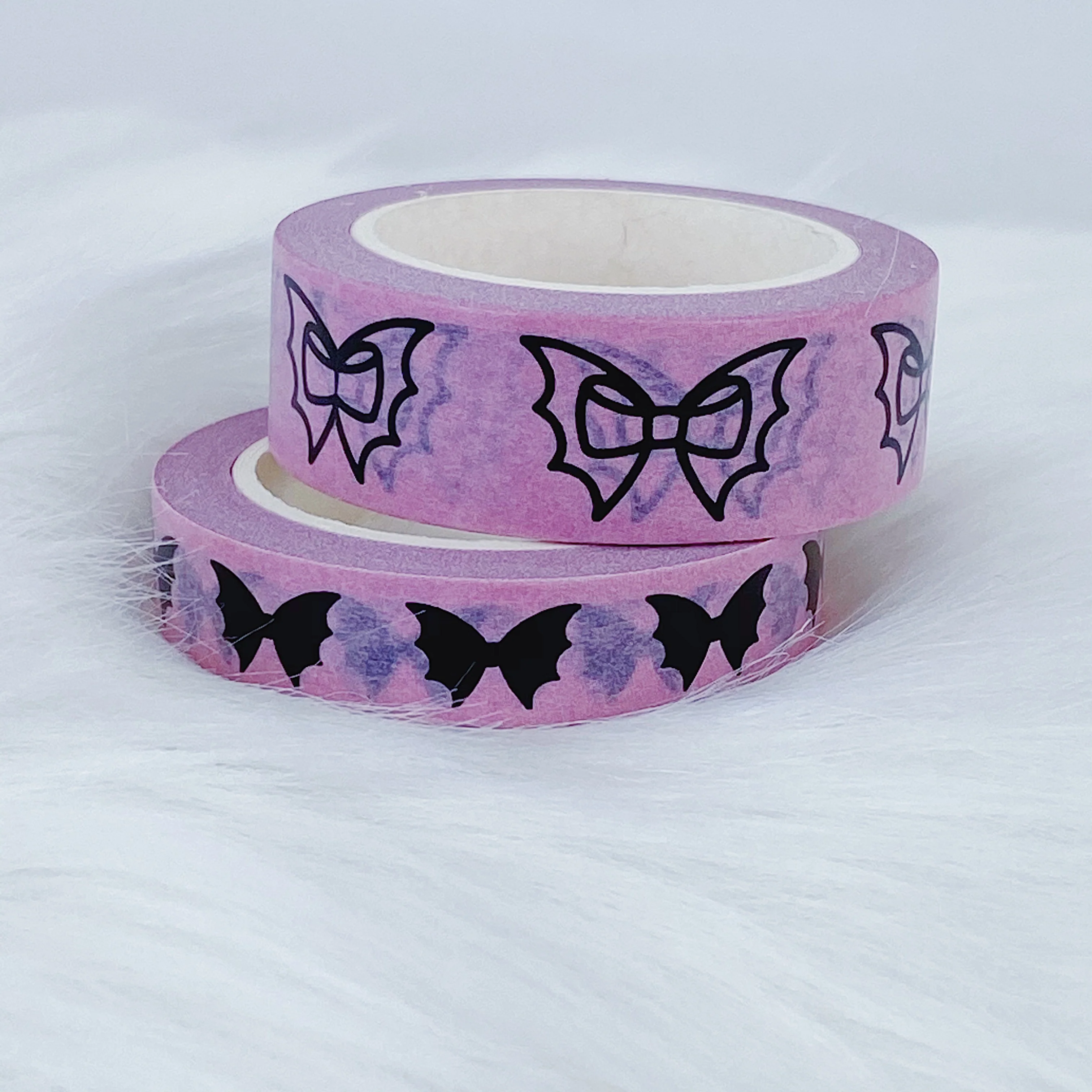 Pastel Pink Bat Bow Washi Bundle - Image 3
