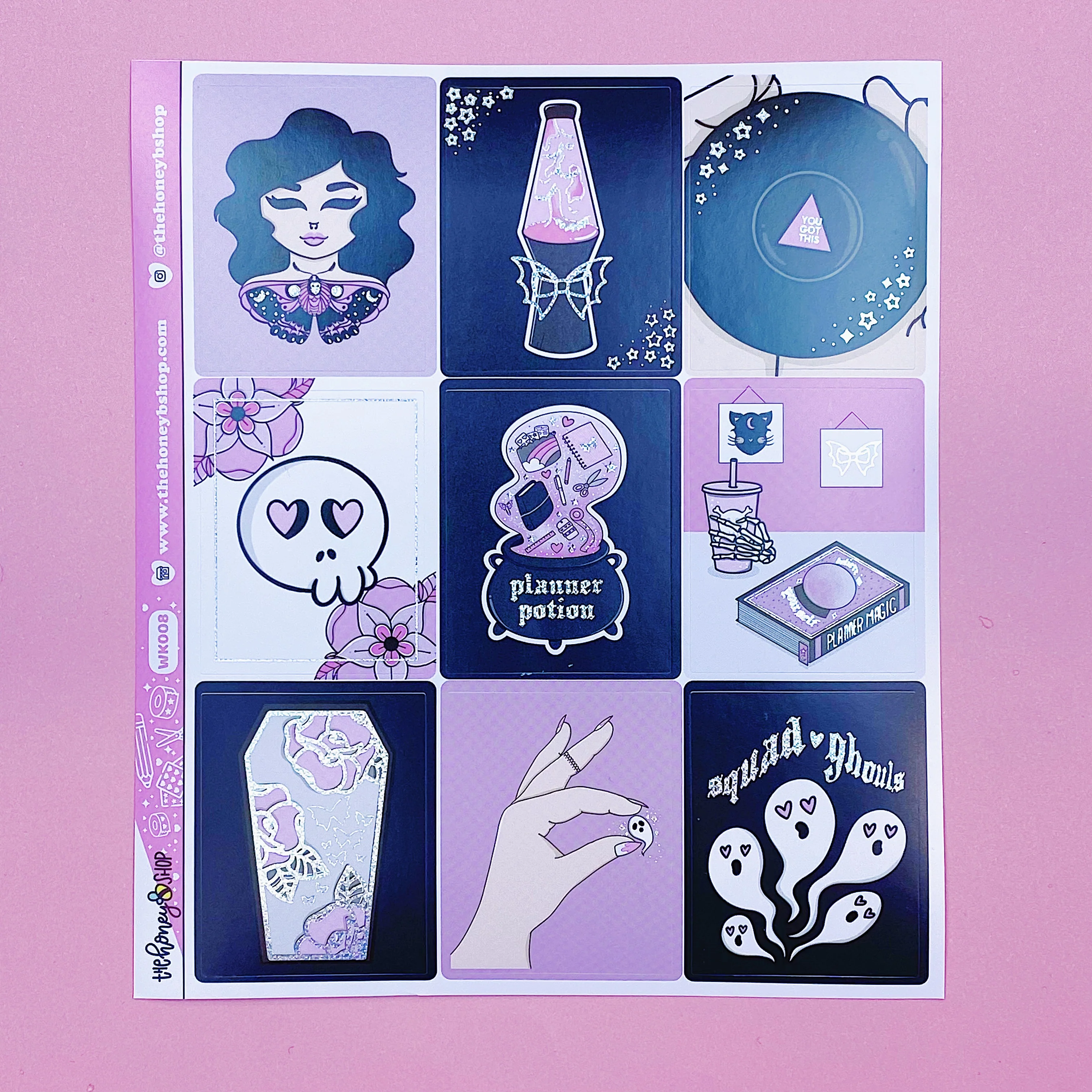 Planner Potion Weekly Kit | Choose Your Sheet Option! | Sparkly Holographic Foil - Image 2