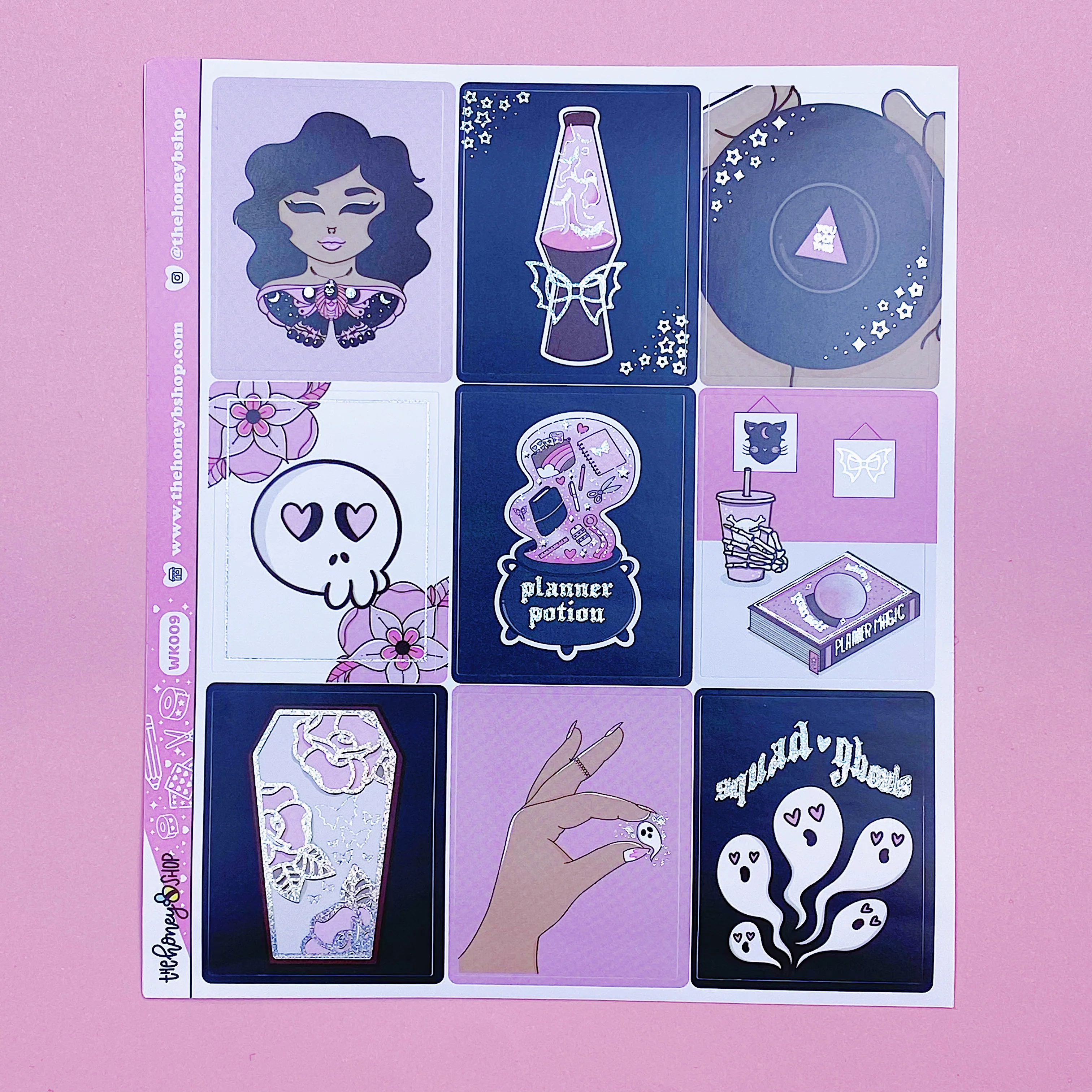 Planner Potion Weekly Kit | Choose Your Sheet Option! | Sparkly Holographic Foil - Image 3