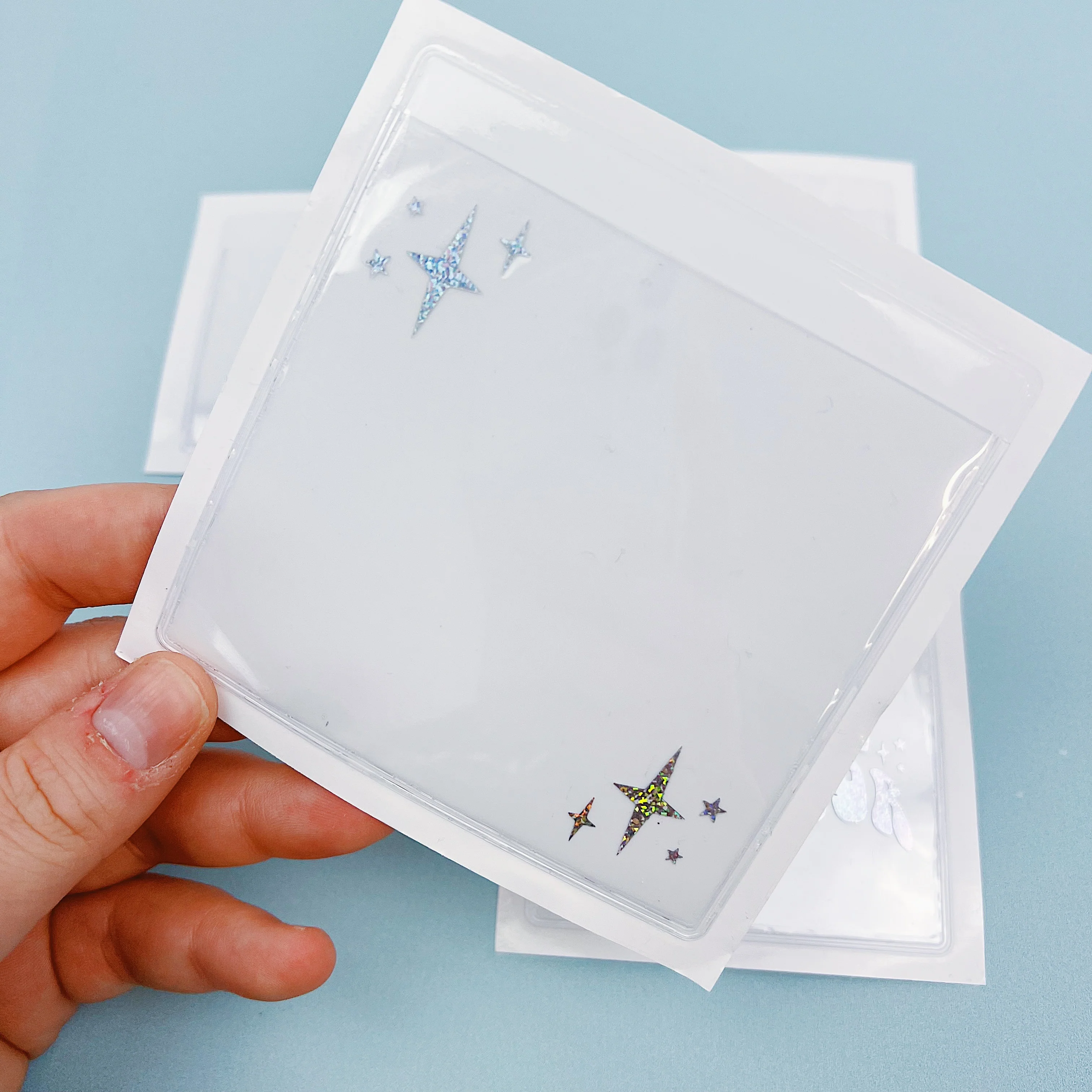Planner Stash Adhesive Pockets | Bundle of FOUR | Pixie Holo Foiled - Image 3