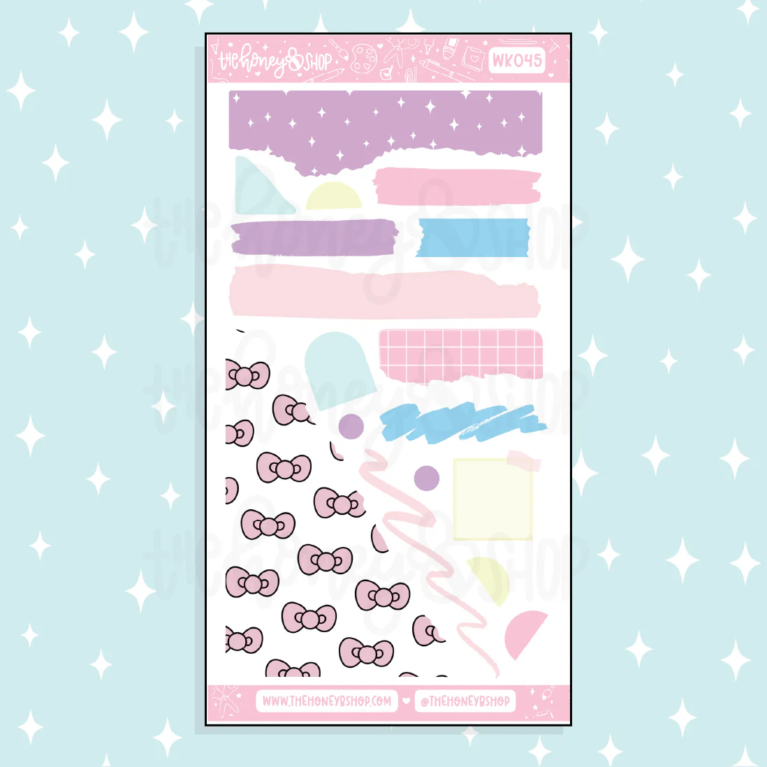 Sanrio Ice Cream Weekly Kit Doodle Sticker | Choose Your Sheets! - Image 9