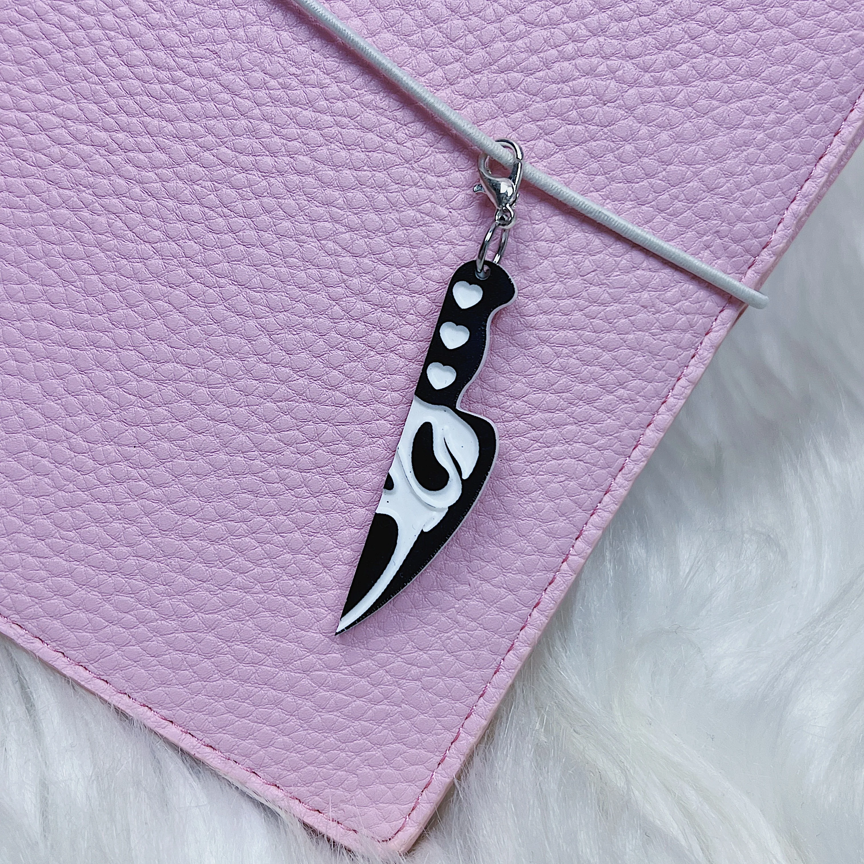Scream Knife Acrylic Charm