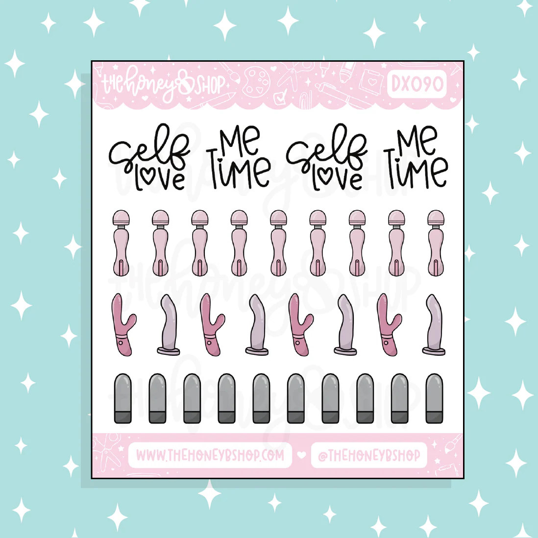 Self Love + Toys Doodle Sticker