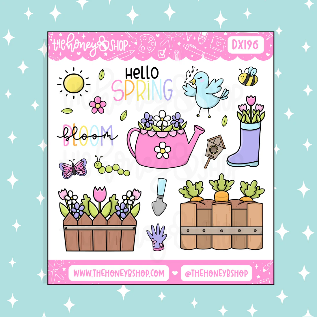 Spring Deco Doodle Sticker