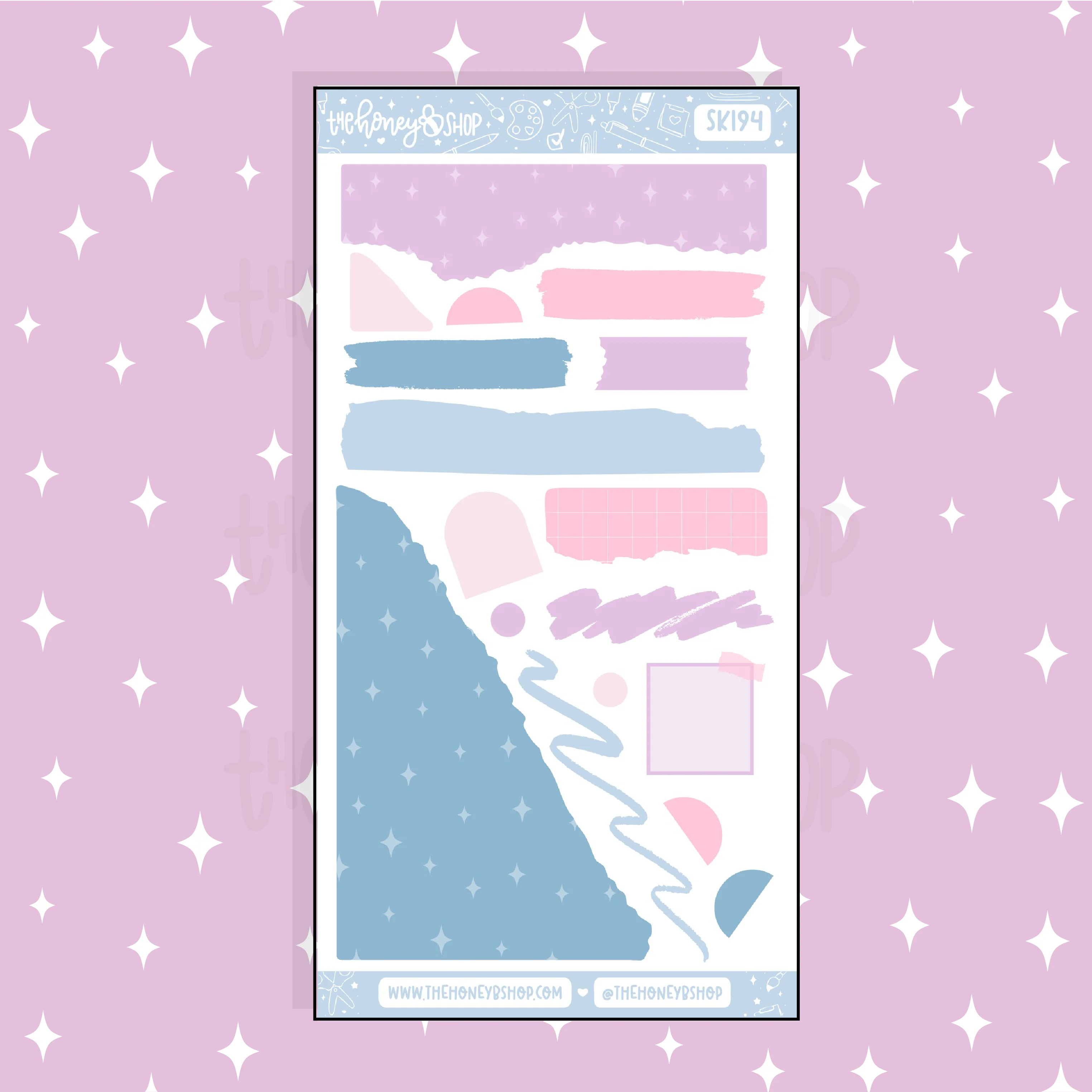 Staycation Journaling Planner Doodle Sticker | A La Carte