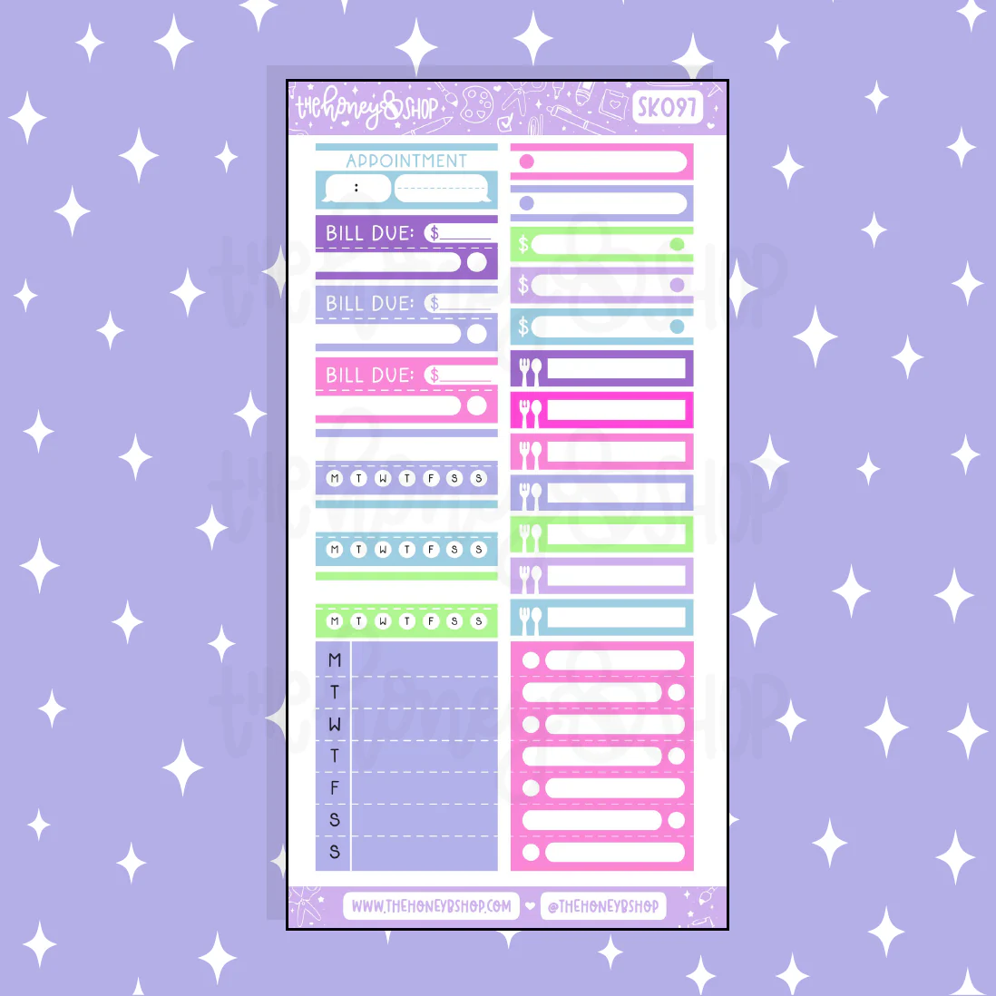 Supernova Habits + Functionals Doodle Sticker | A La Carte
