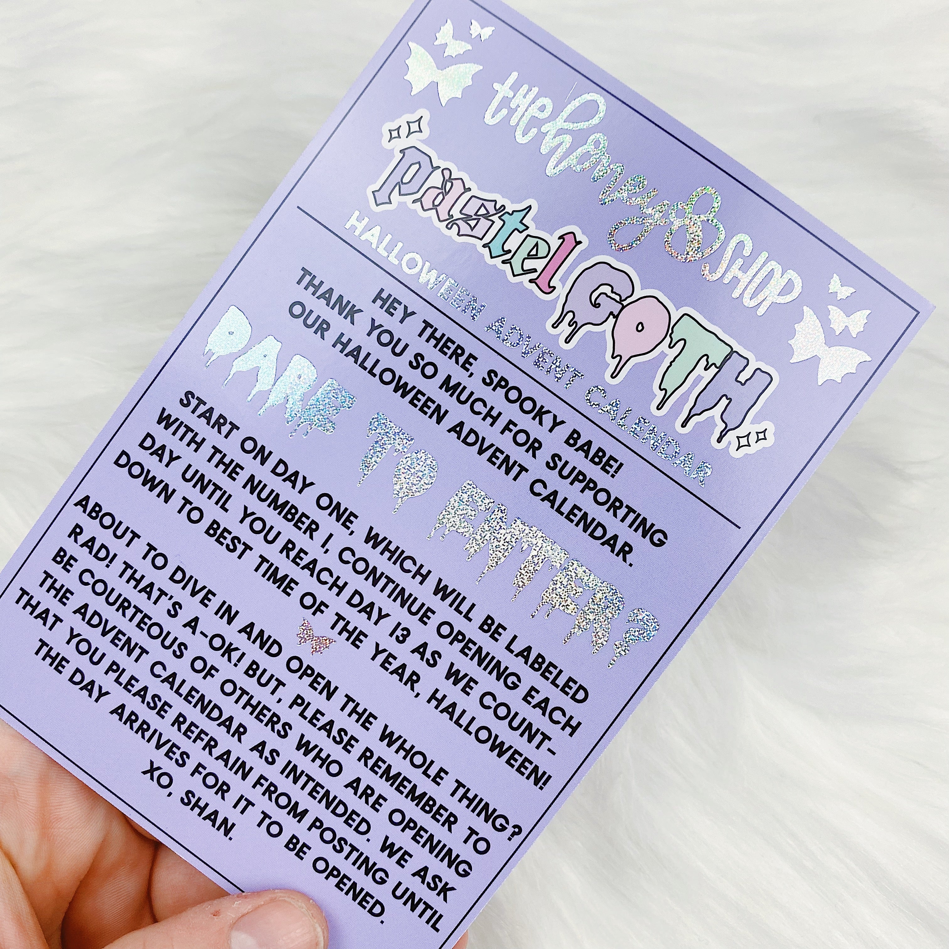 The Planner Journaling Card | Pixie Holo Foil - Image 4