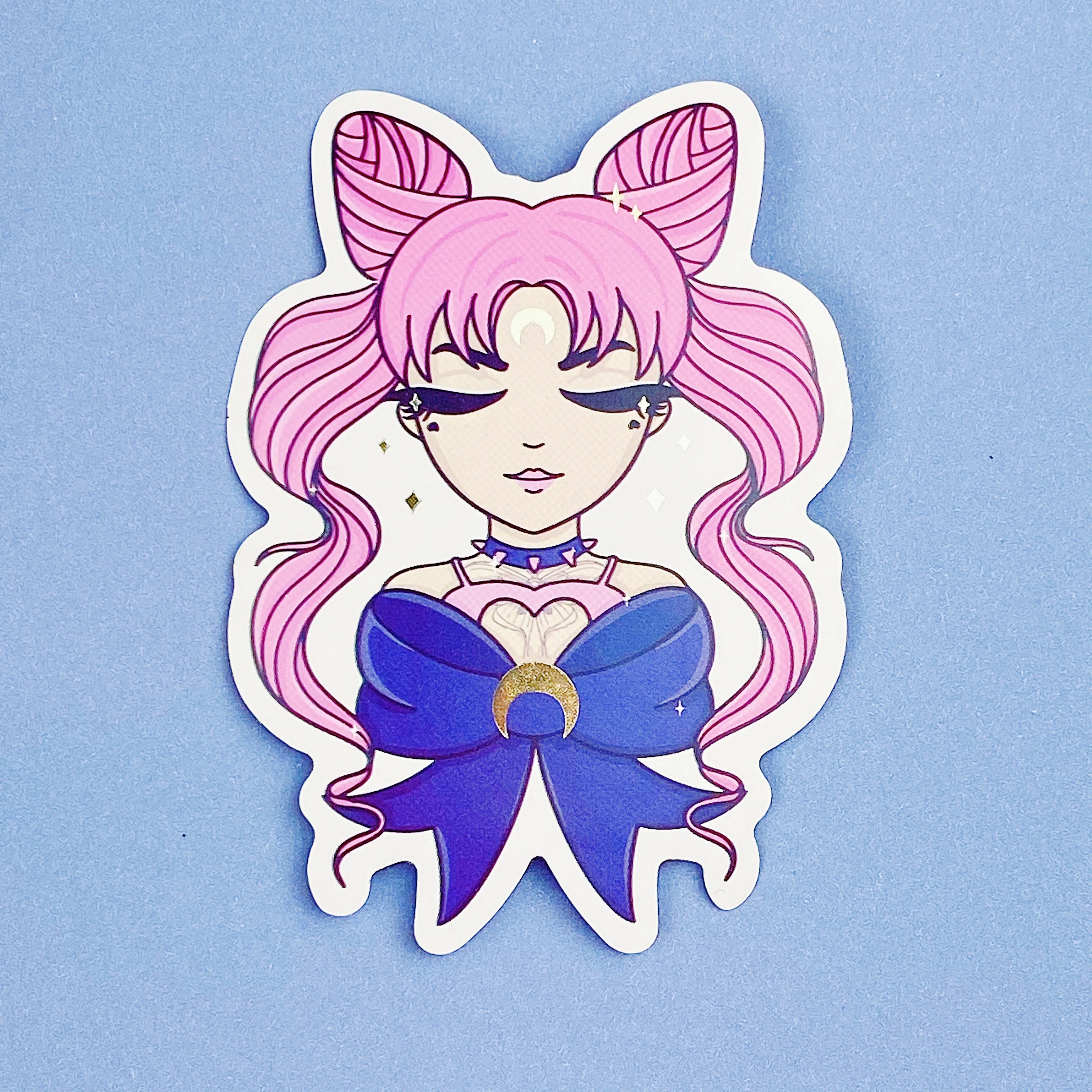 Wicked Lady Babe Vinyl Die Cut | Holo Foil | Choose your Skin Tone! - Image 2
